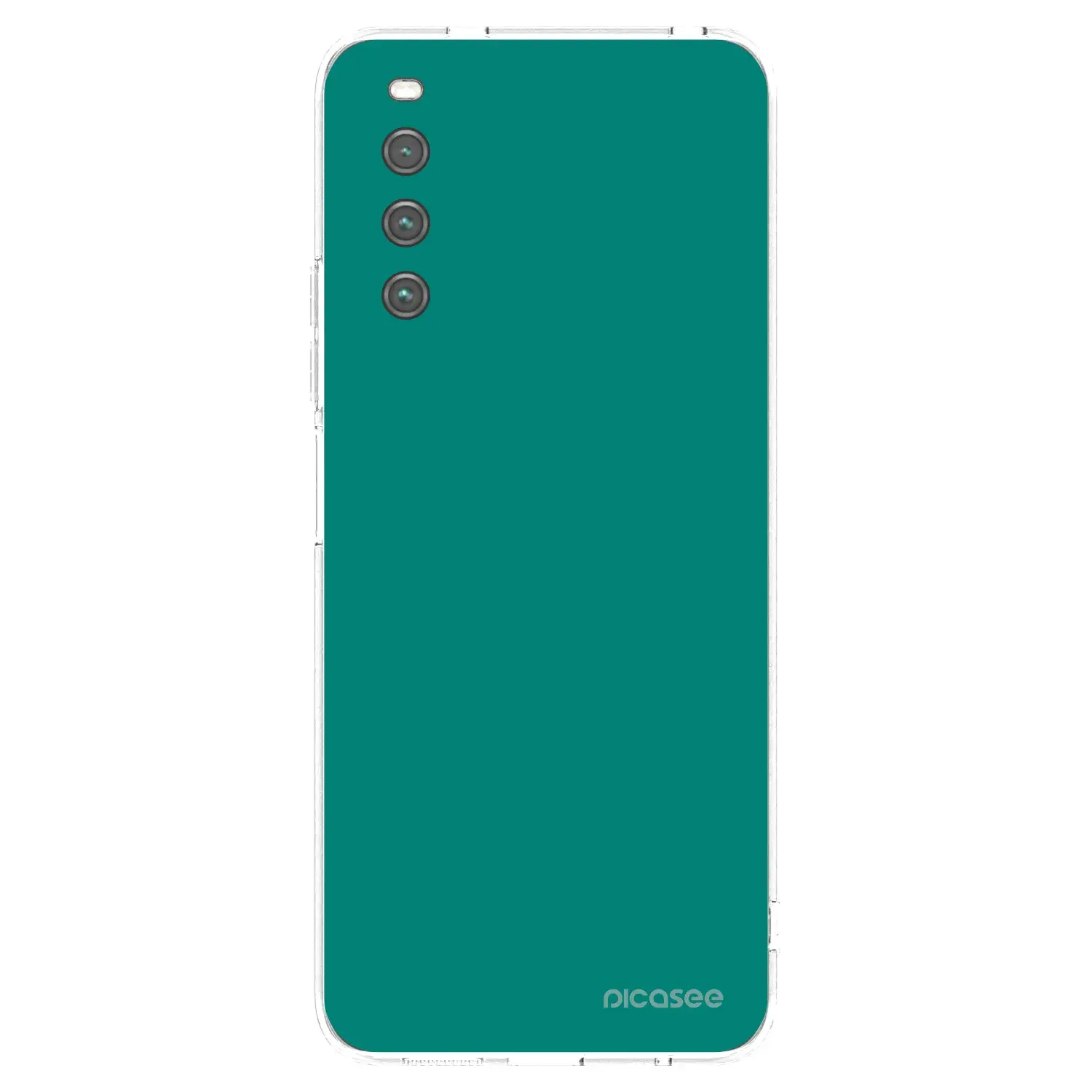 Silikonový průhledný obal pro Sony Xperia 10 IV 5G - Emerald Mist