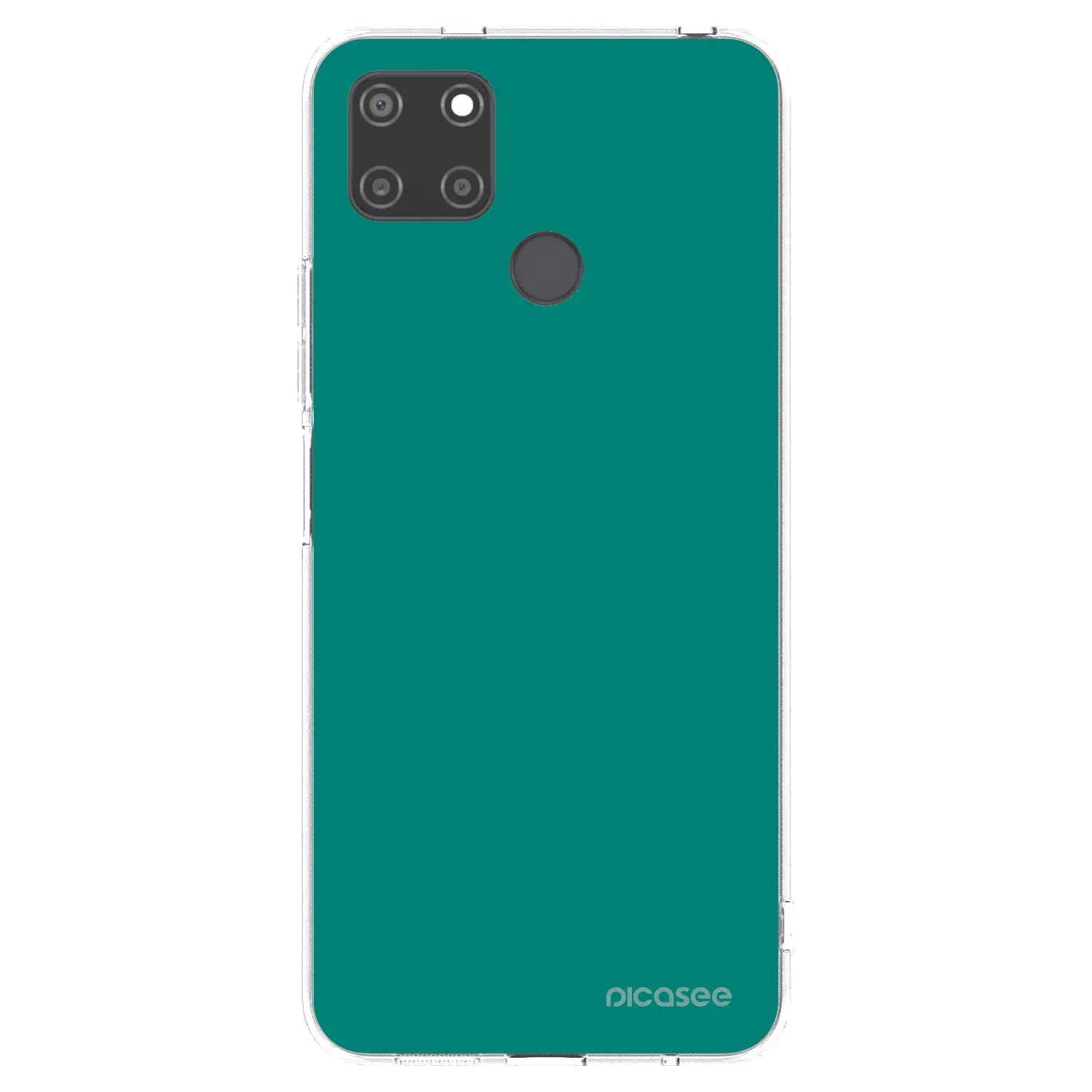 Silikonový průhledný obal pro Realme C21Y - Emerald Mist