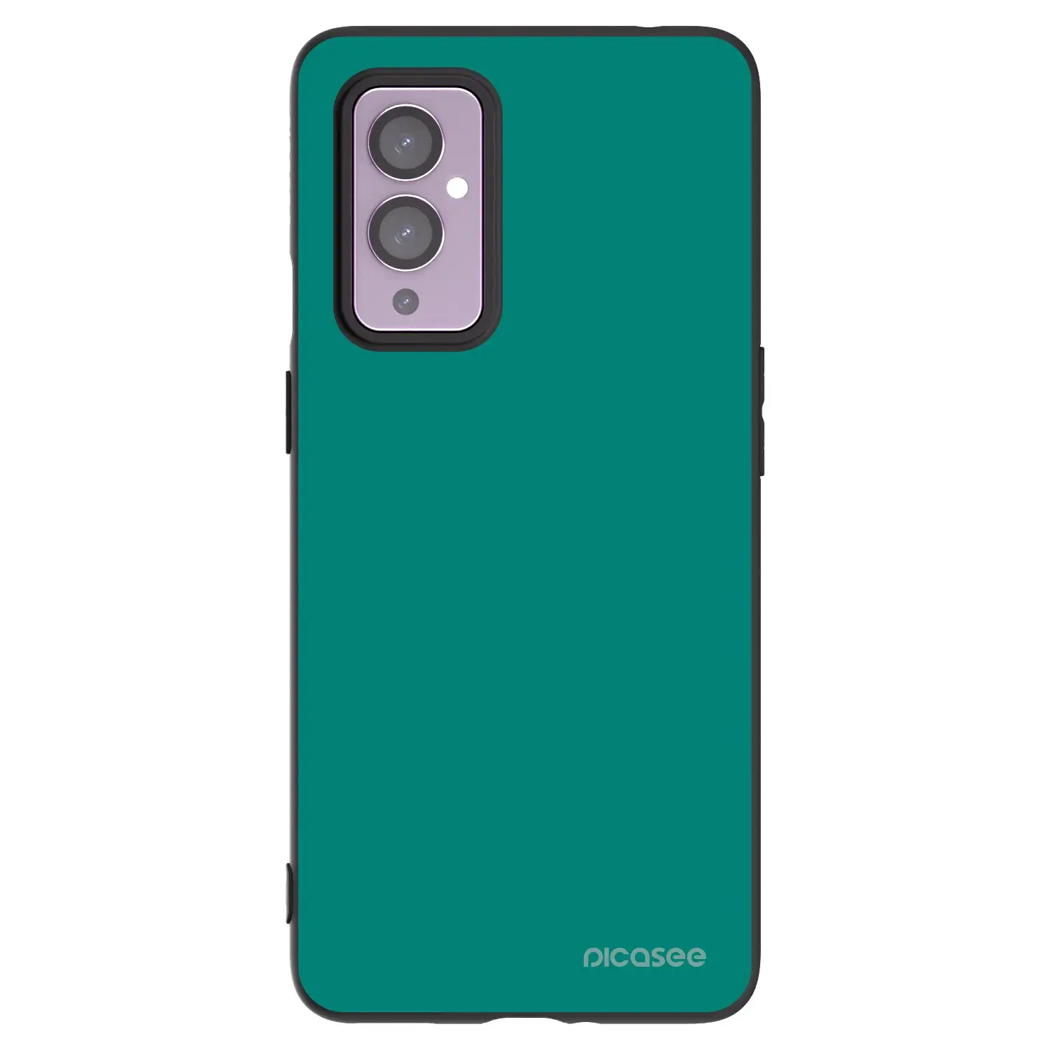 Silikonový černý obal pro OnePlus 9 - Emerald Mist