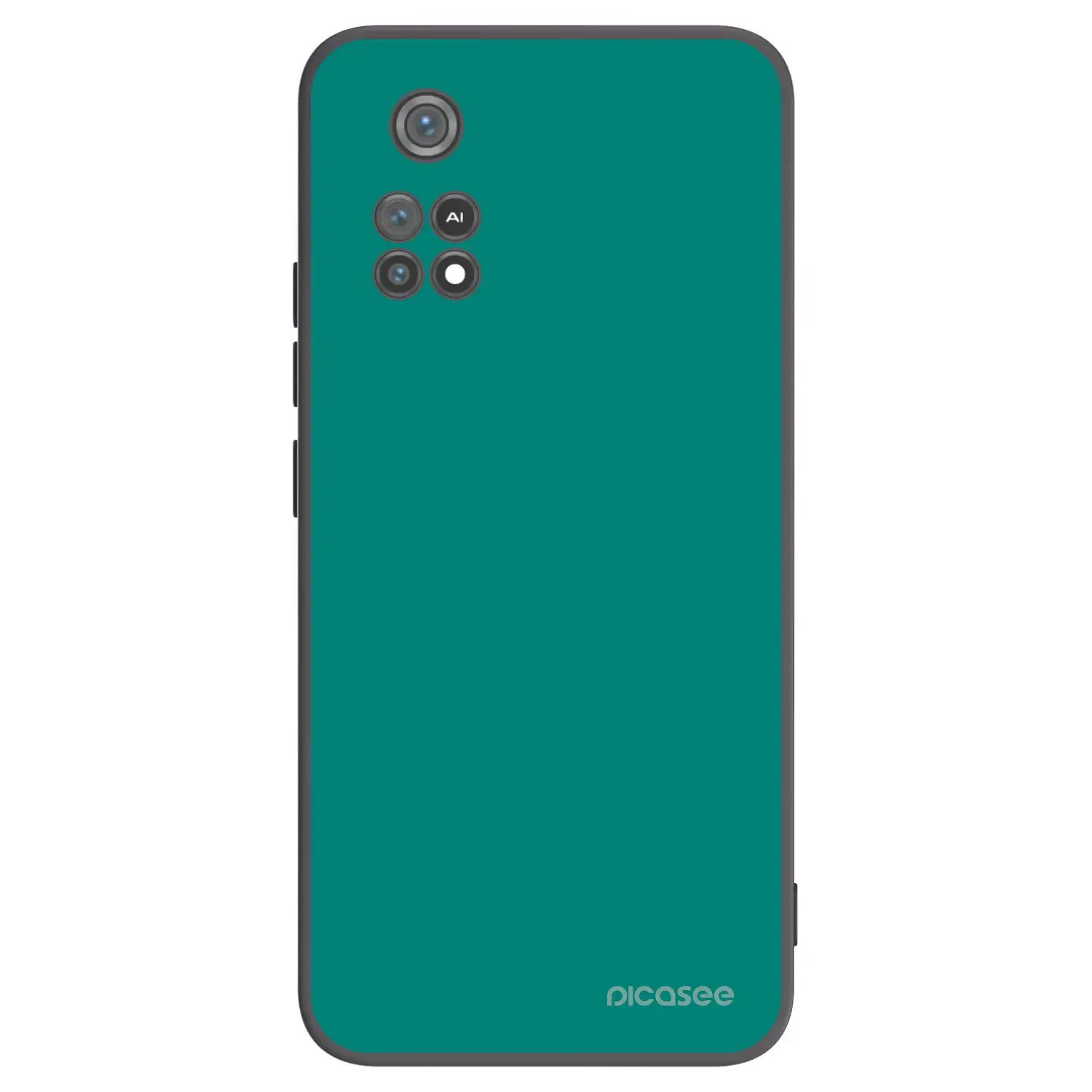 Silikonový černý obal pro Xiaomi Poco M4 Pro - Emerald Mist
