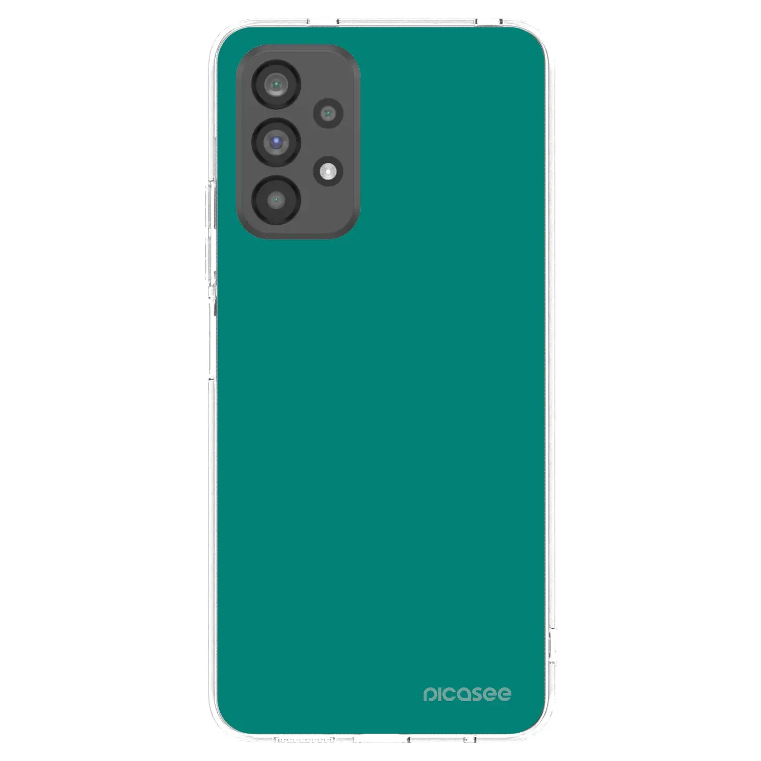 Silikonový průhledný obal pro Samsung Galaxy A73 5G - Emerald Mist