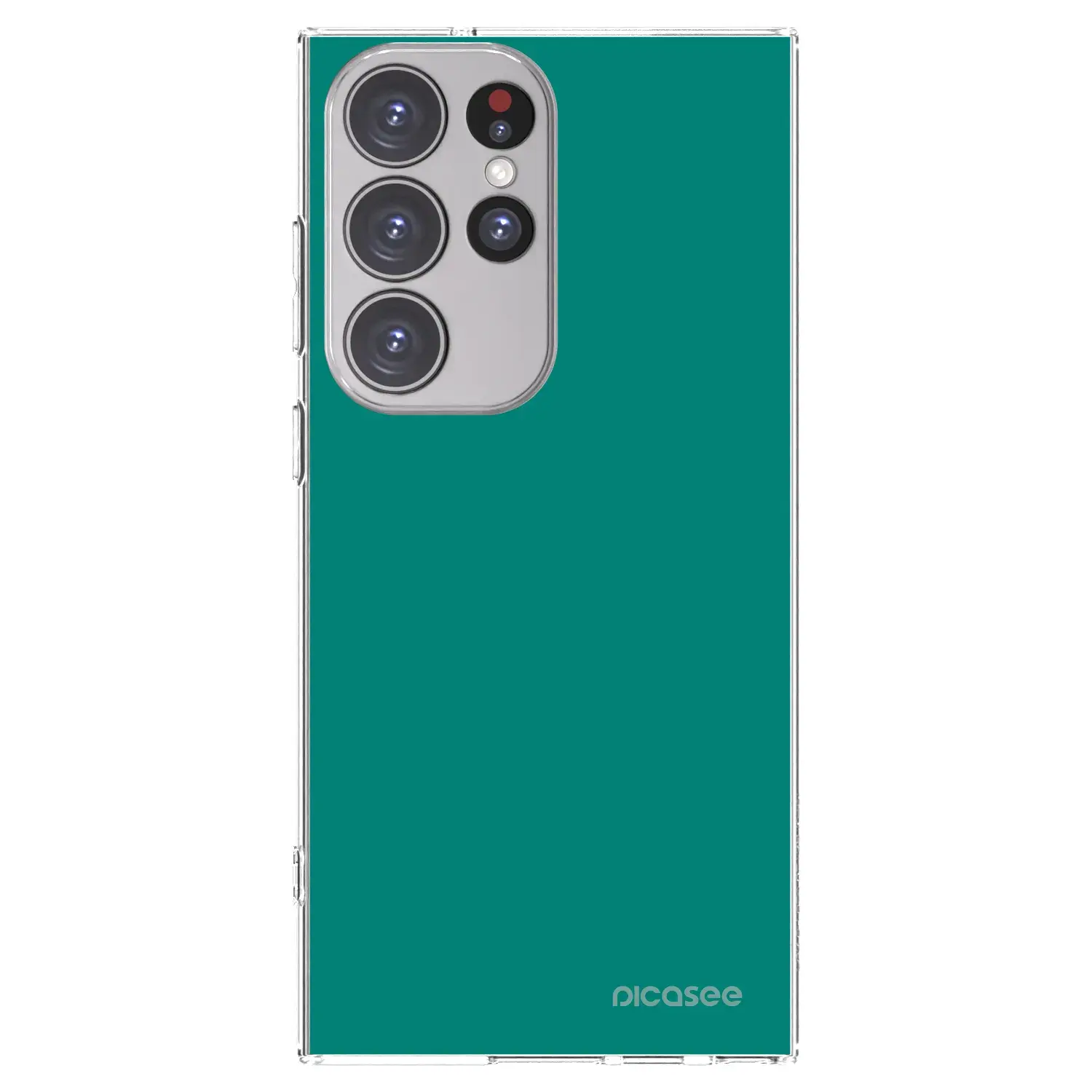 Silikonový průhledný obal pro Samsung Galaxy S23 Ultra 5G - Emerald Mist