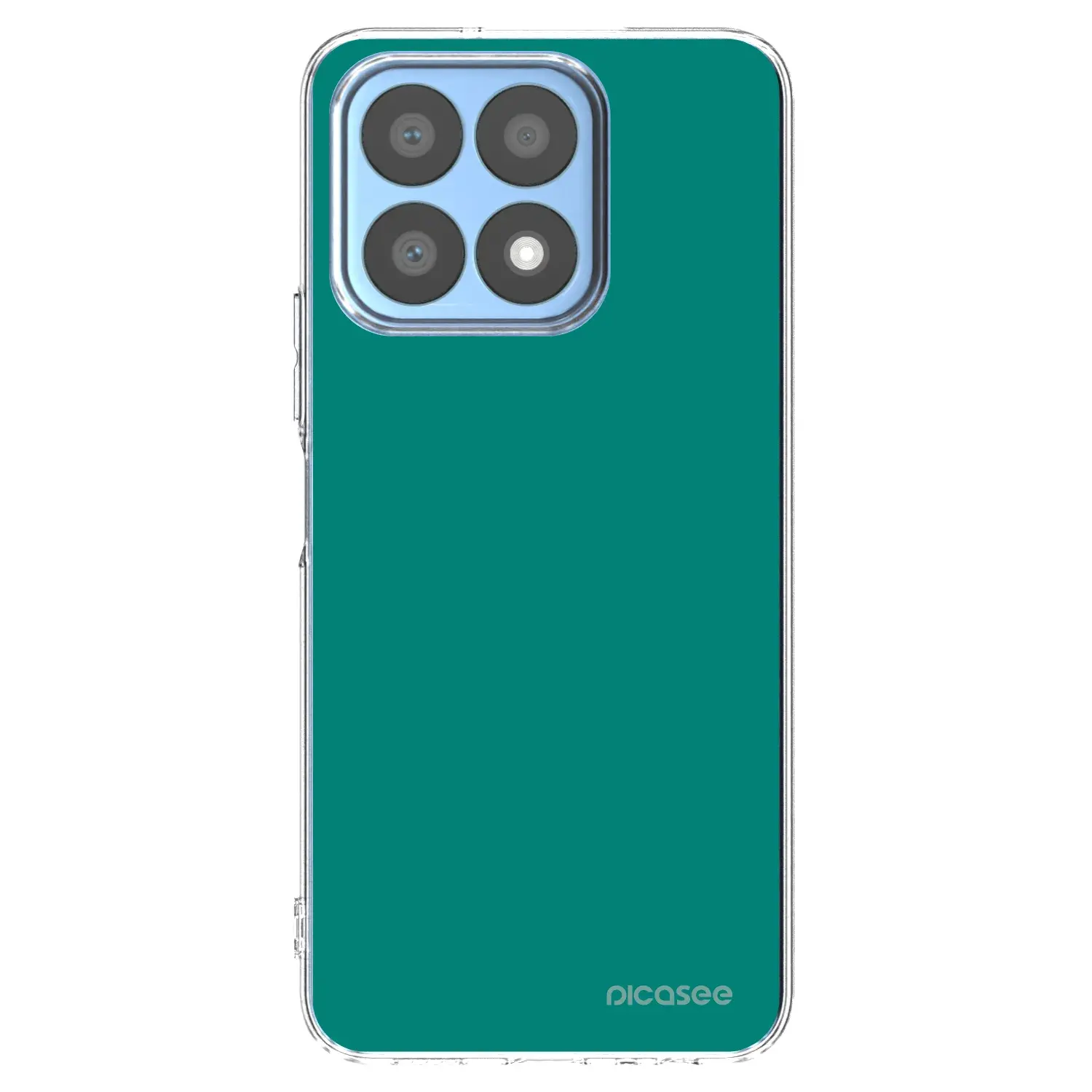 Silikonový průhledný obal pro Honor X8a - Emerald Mist
