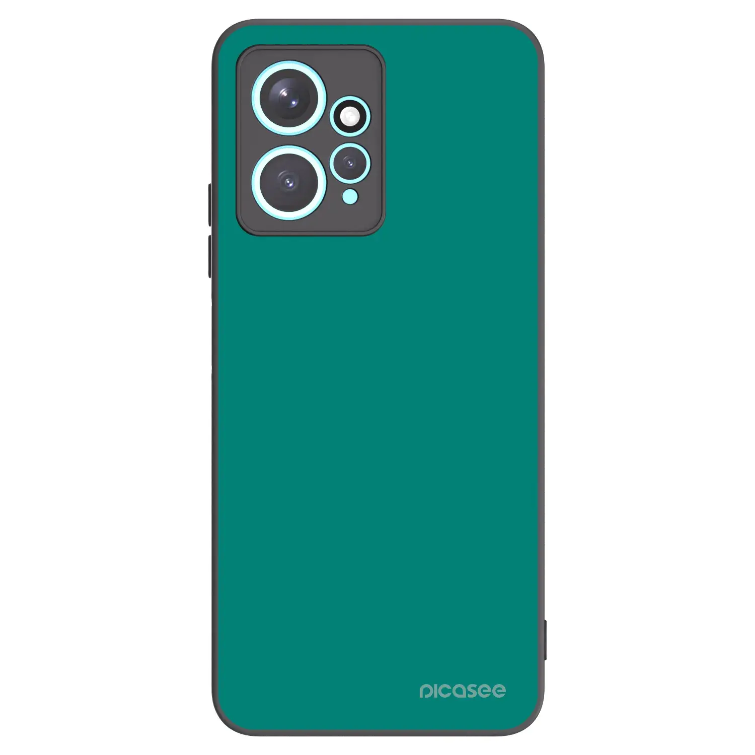 Silikonový černý obal pro Xiaomi Redmi Note 12 4G - Emerald Mist