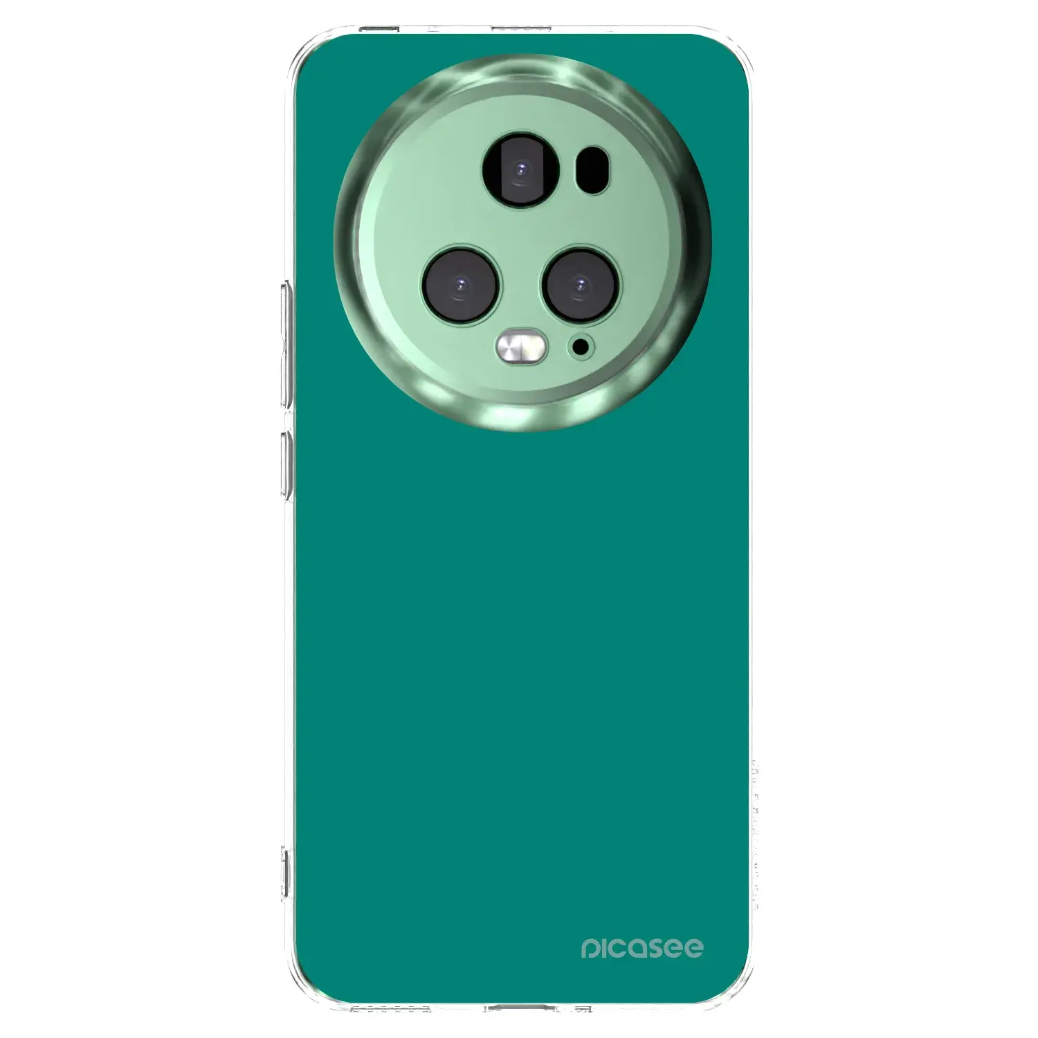 Silikonový průhledný obal pro Honor Magic5 Pro - Emerald Mist