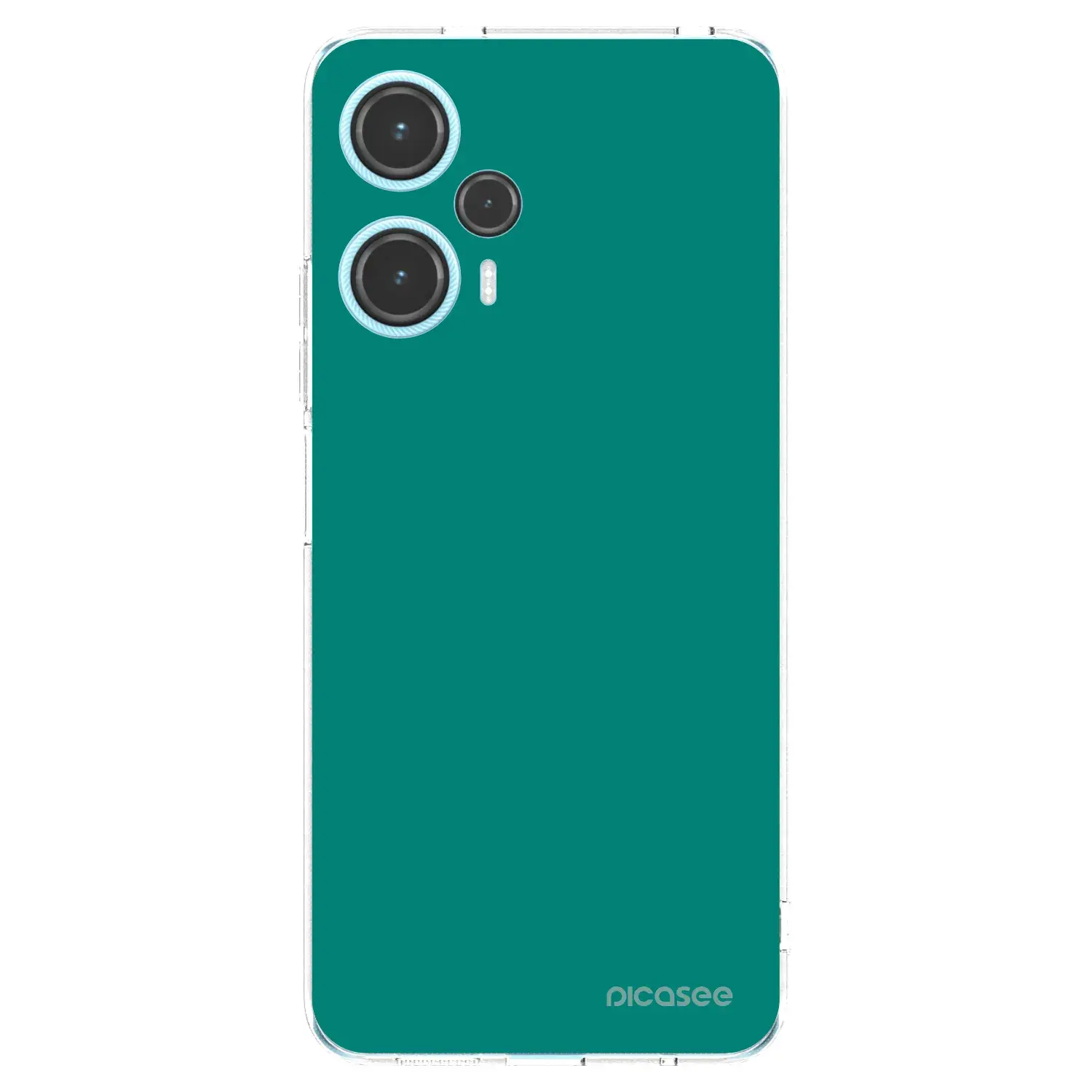 Silikonový průhledný obal pro Xiaomi Poco F5 - Emerald Mist