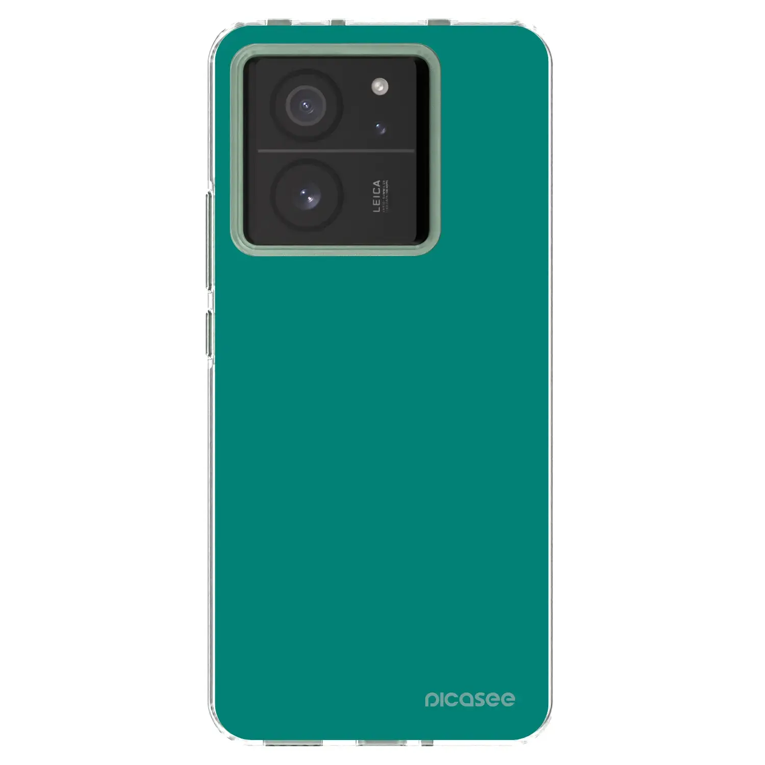 Silikonový průhledný obal pro Xiaomi 13T Pro - Emerald Mist