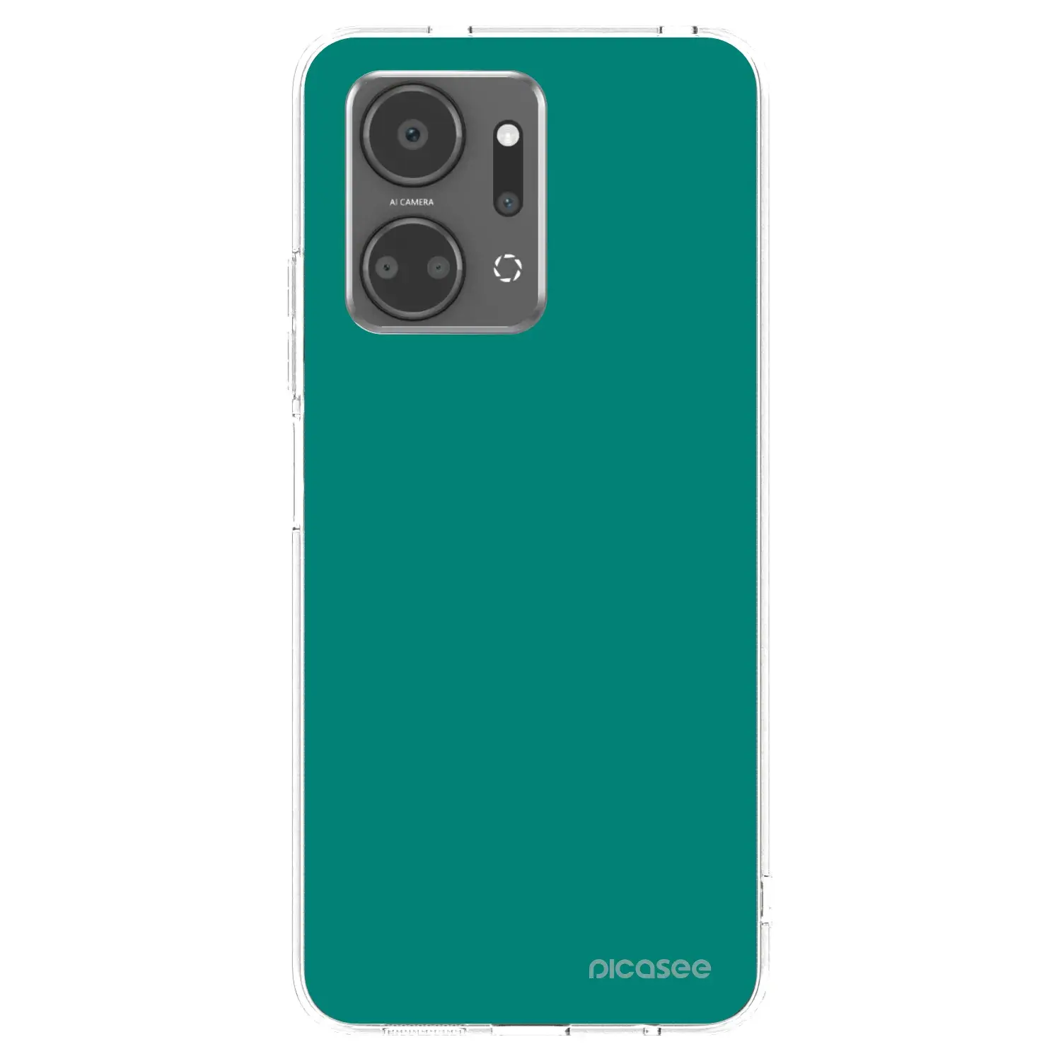 Silikonový průhledný obal pro Honor X7a - Emerald Mist