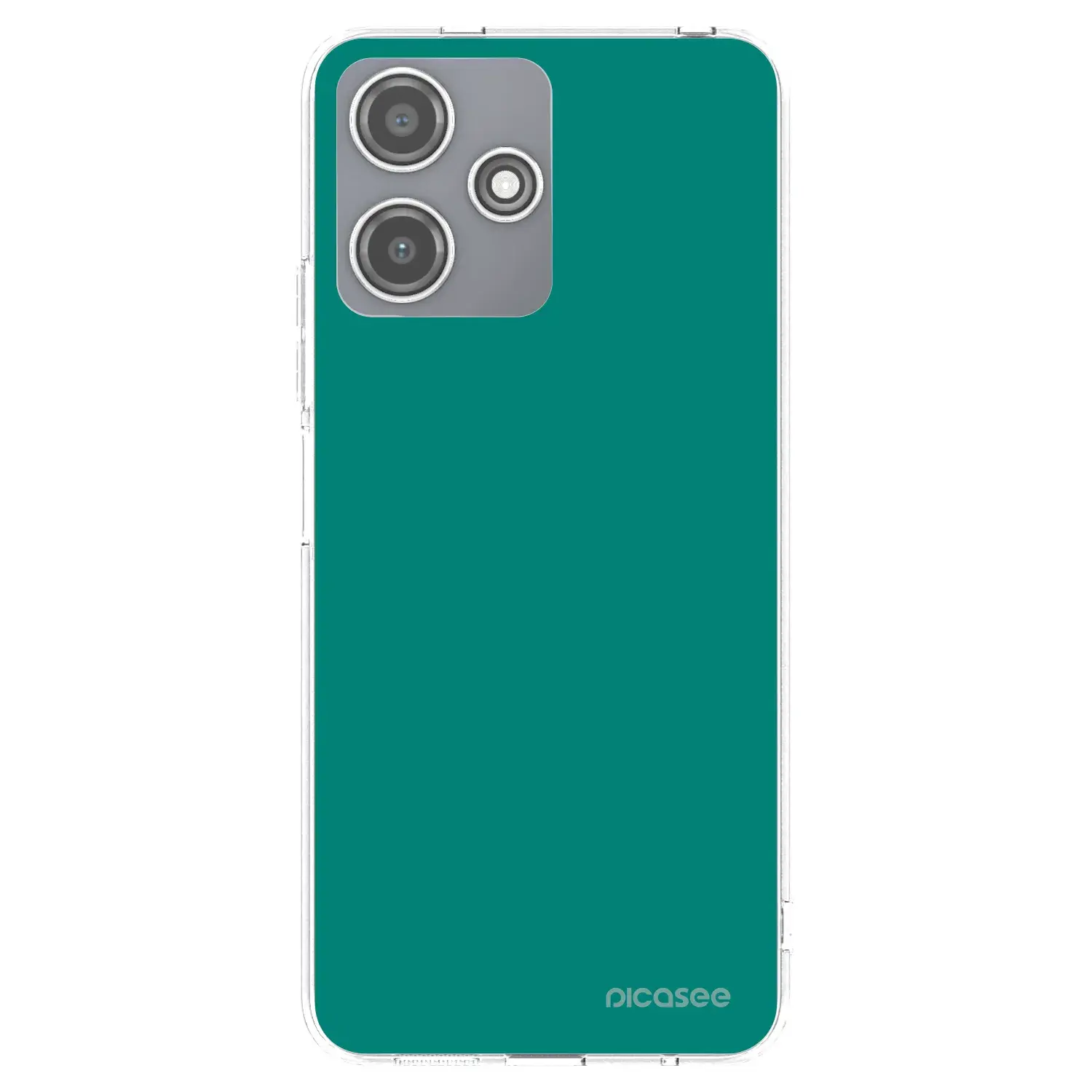 Silikonový průhledný obal pro Xiaomi Redmi 12 5G - Emerald Mist