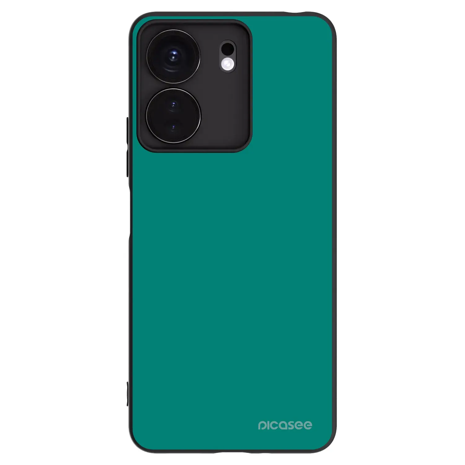 Silikonový černý obal pro Xiaomi Redmi 13C 4G - Emerald Mist