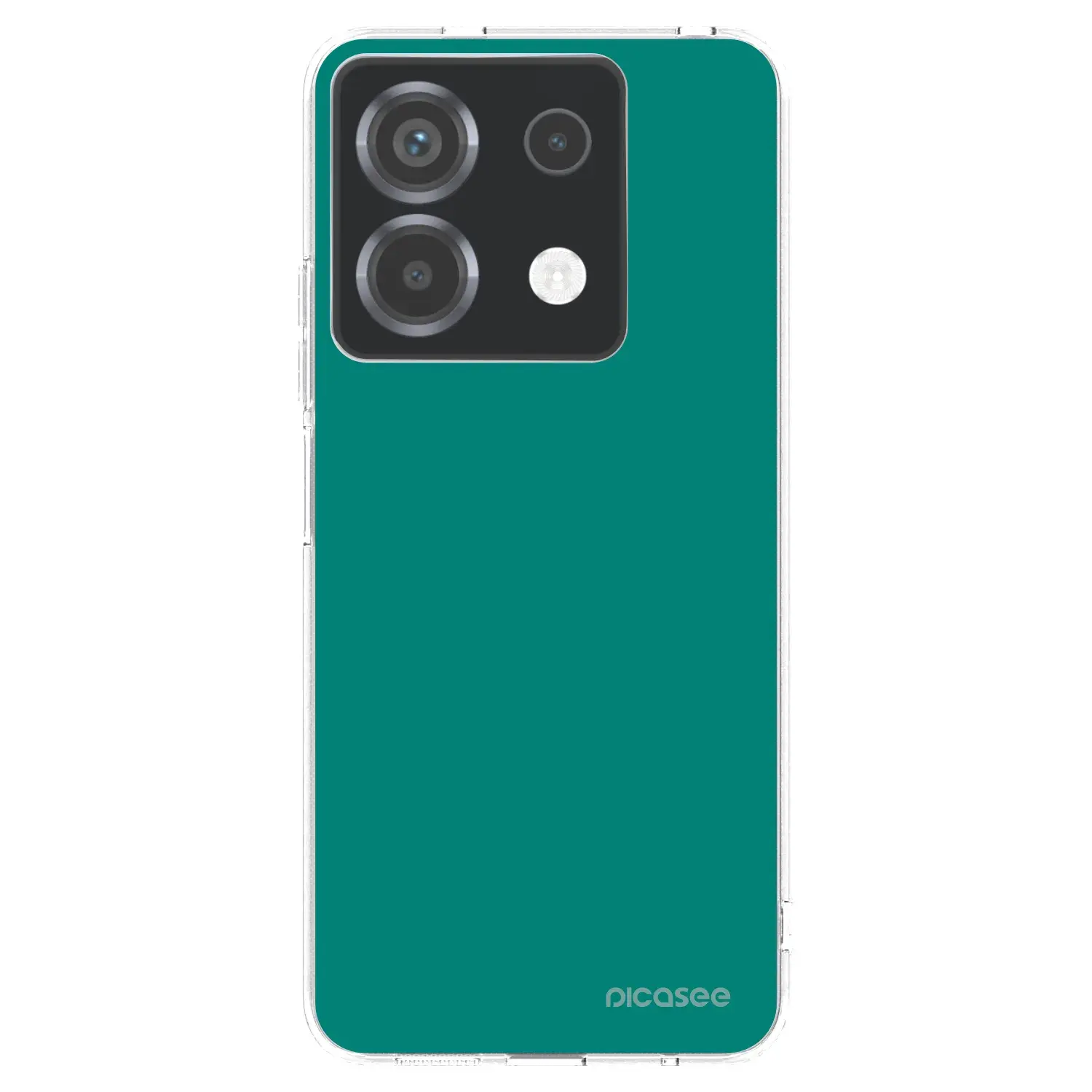 Silikonový průhledný obal pro Xiaomi Poco X6 - Emerald Mist
