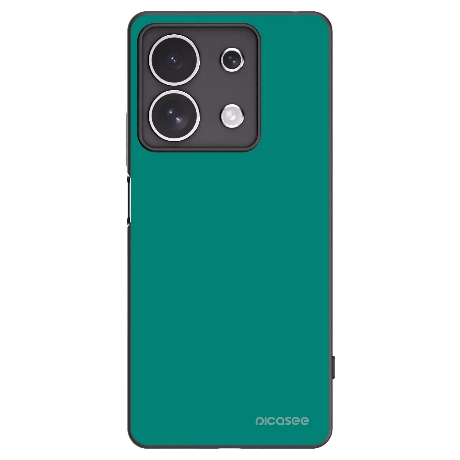 Silikonový černý obal pro Xiaomi Redmi Note 13 4G - Emerald Mist