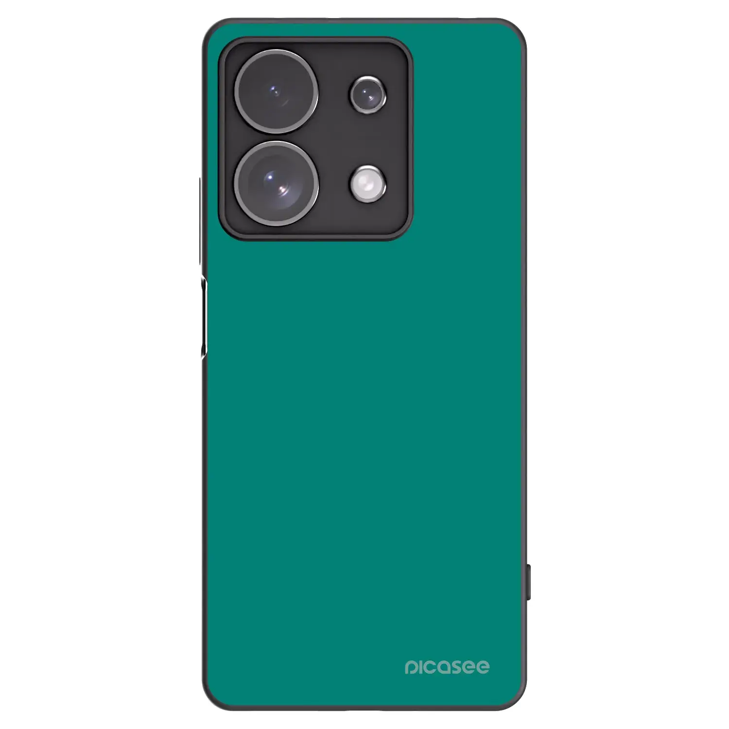 Silikonový černý obal pro Xiaomi Redmi Note 13 Pro 4G - Emerald Mist