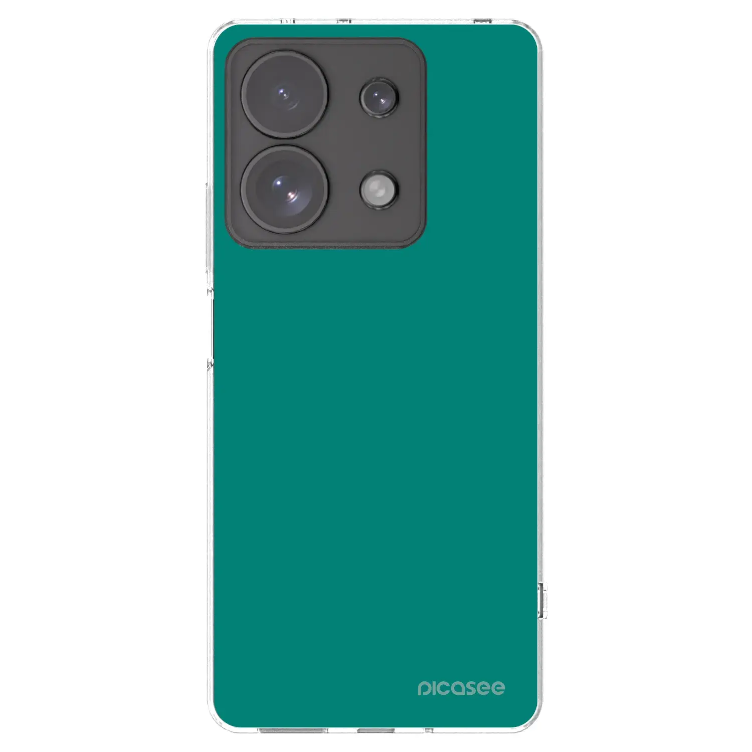 Silikonový průhledný obal pro Xiaomi Redmi Note 13 Pro 4G - Emerald Mist