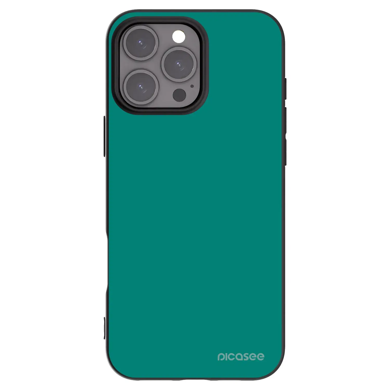 Silikonový černý obal pro Apple iPhone 16 Pro Max - Emerald Mist