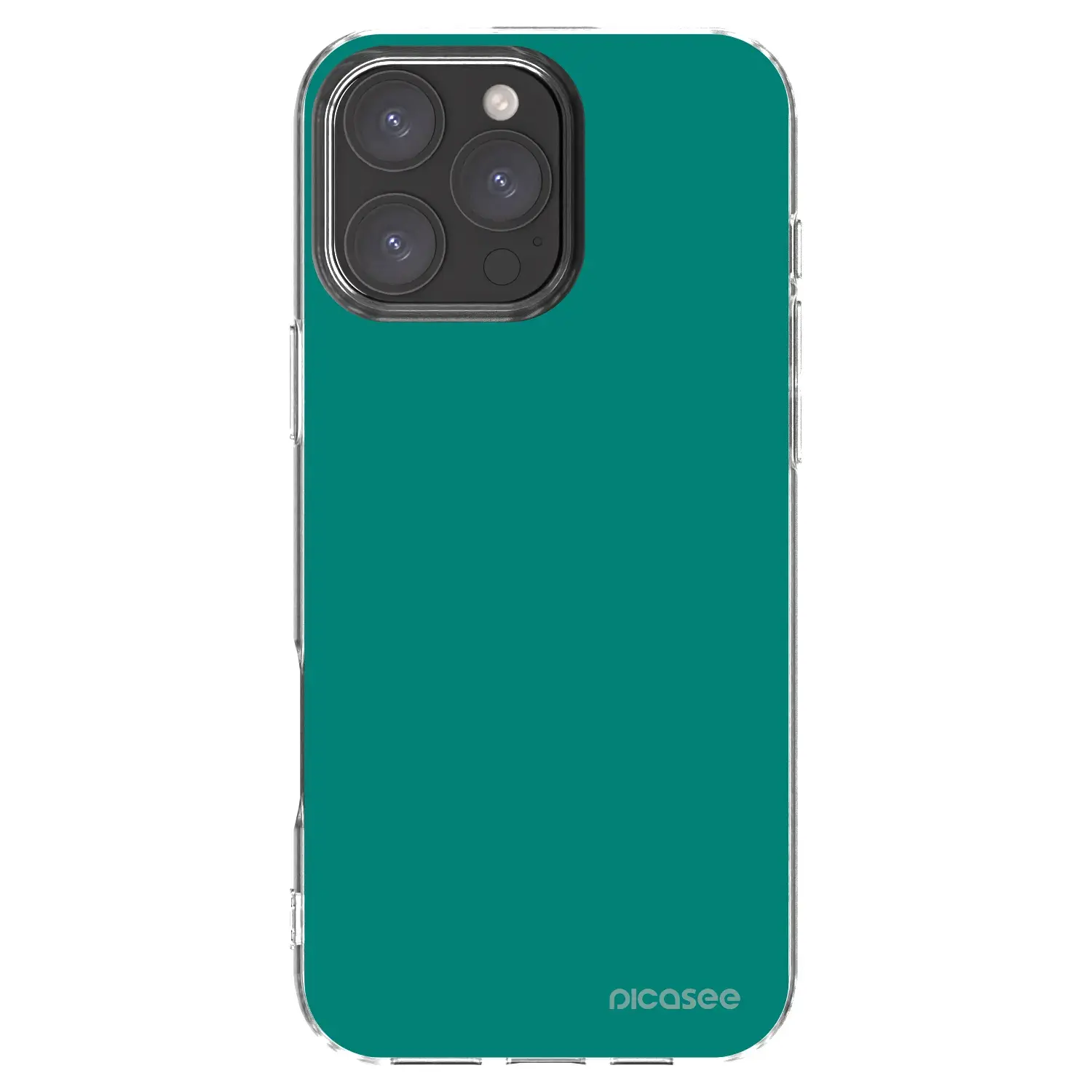 Silikonový průhledný obal pro Apple iPhone 16 Pro Max - Emerald Mist