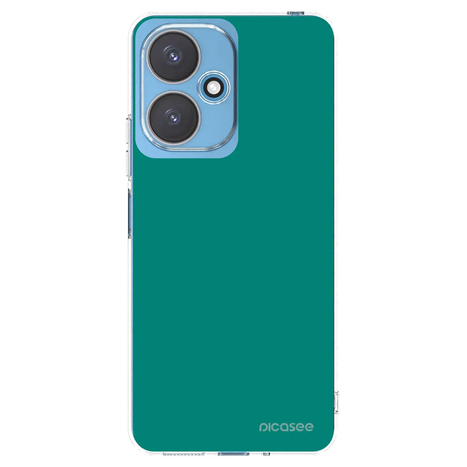 Silikonový průhledný obal pro Xiaomi Redmi 13C 5G - Emerald Mist