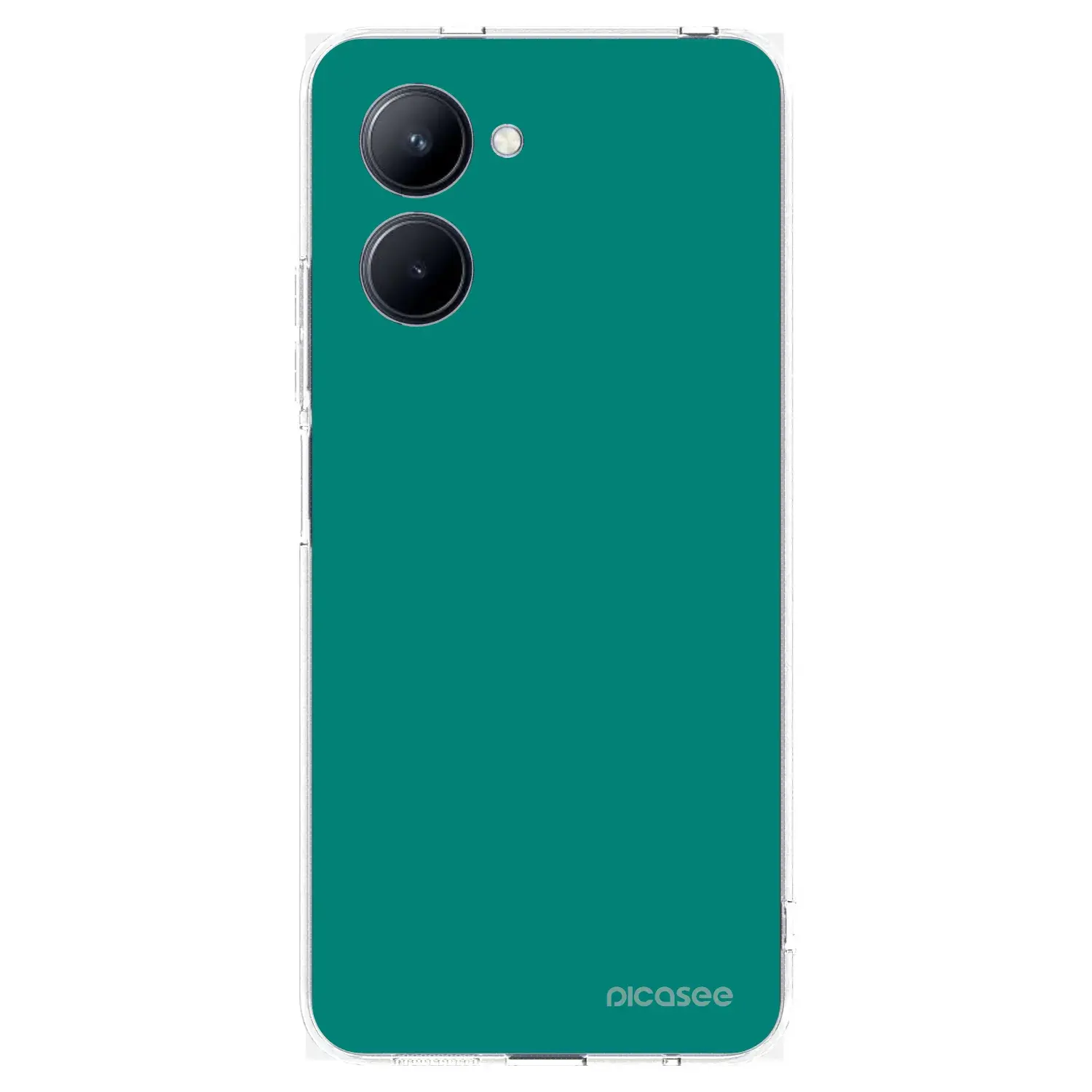 Silikonový průhledný obal pro Realme C33 (2023) - Emerald Mist