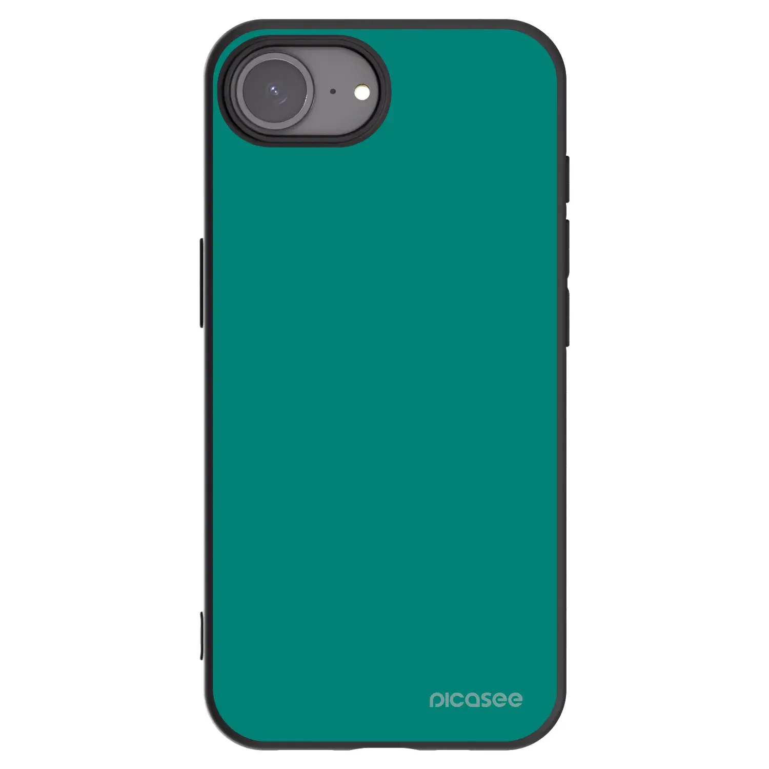 Silikonový černý obal pro Apple iPhone 16e - Emerald Mist