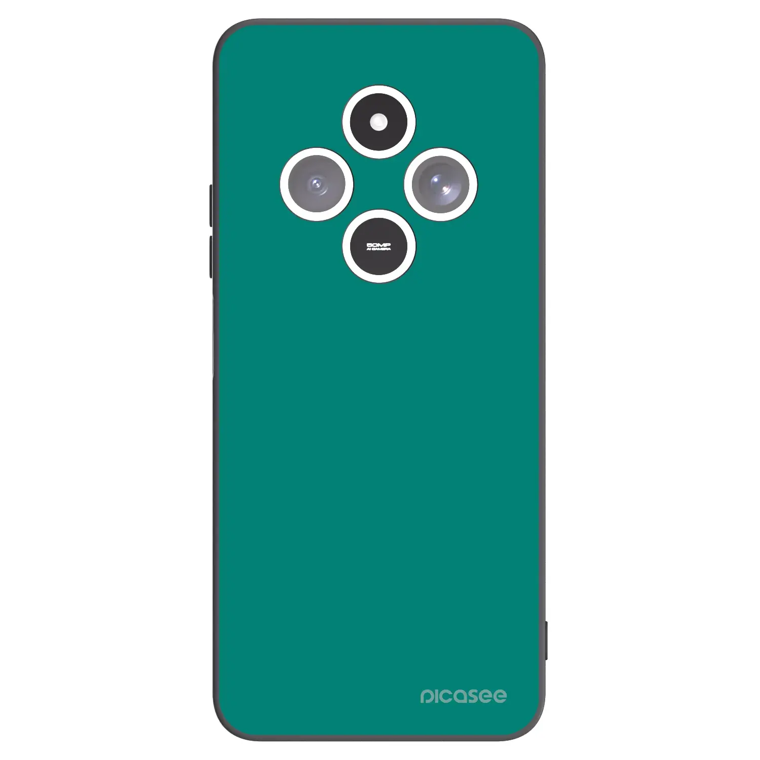 Silikonový černý obal pro Xiaomi Redmi 14C - Emerald Mist