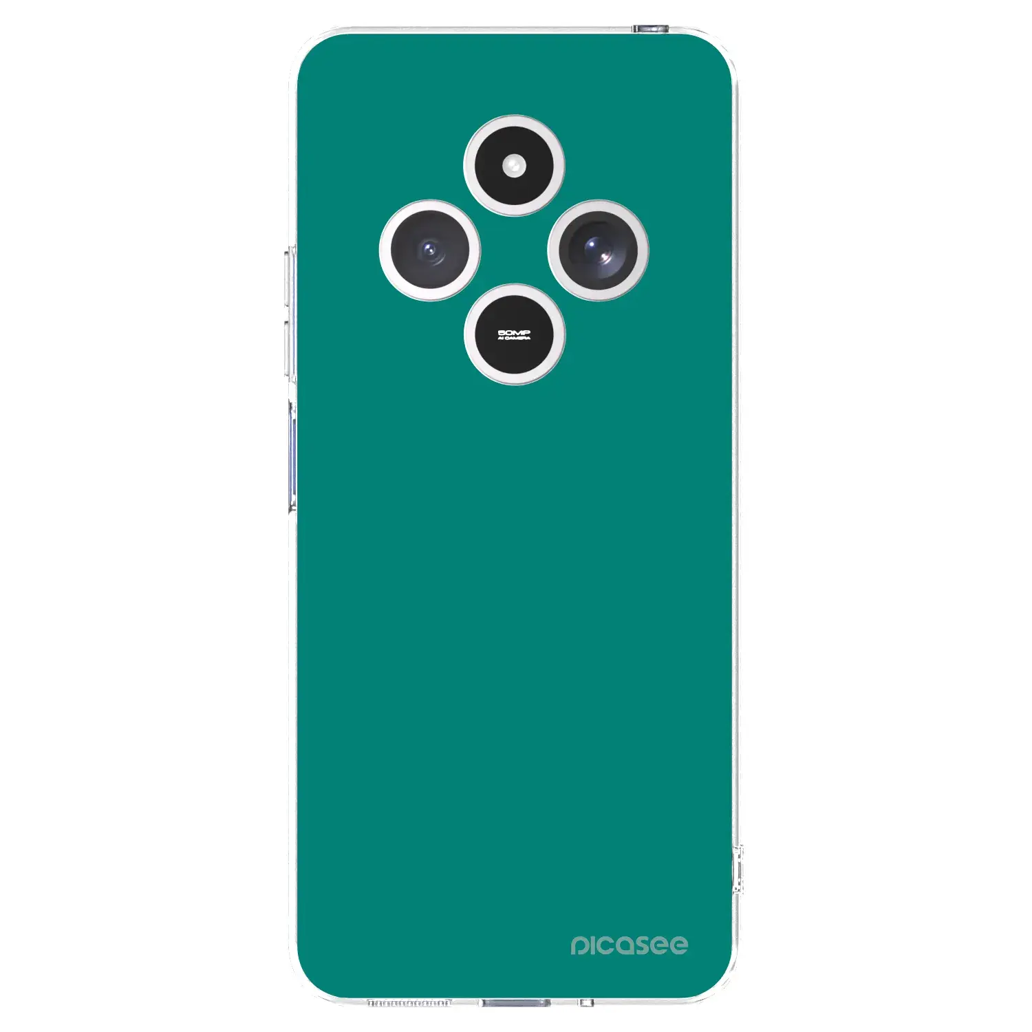 Silikonový průhledný obal pro Xiaomi Redmi 14C - Emerald Mist