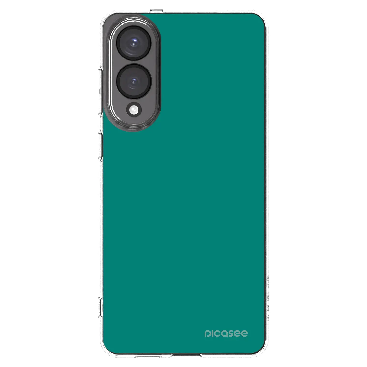 Silikonový průhledný obal pro Samsung Galaxy S25 Edge 5G - Emerald Mist