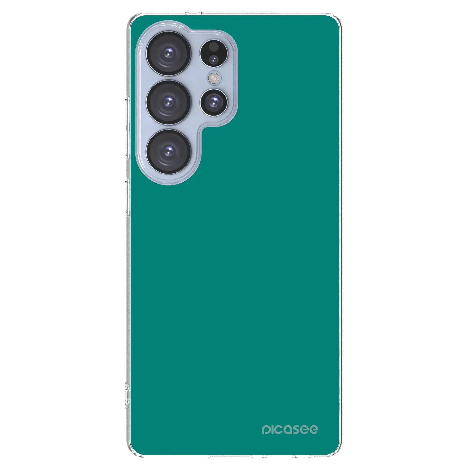 Silikonový průhledný obal pro Samsung Galaxy S25 Ultra 5G - Emerald Mist