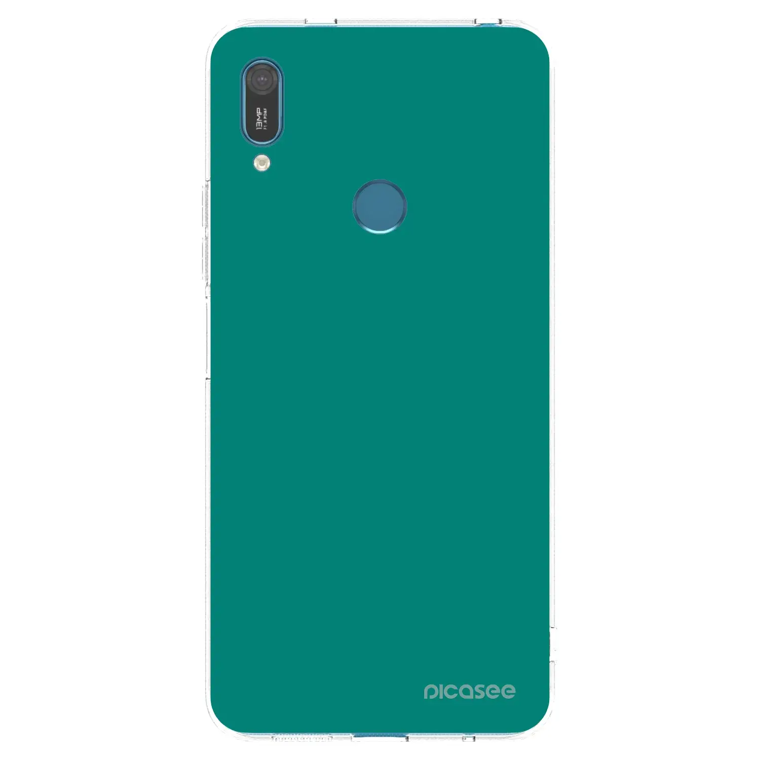 Silikonový průhledný obal pro Huawei Y7 2019 - Emerald Mist