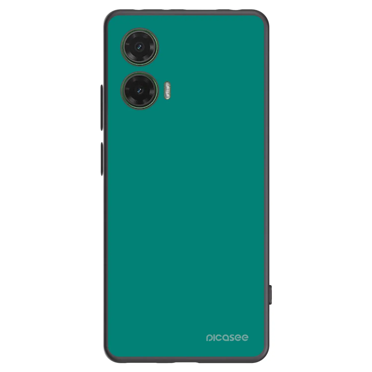 Silikonový černý obal pro Motorola Moto G35 5G - Emerald Mist