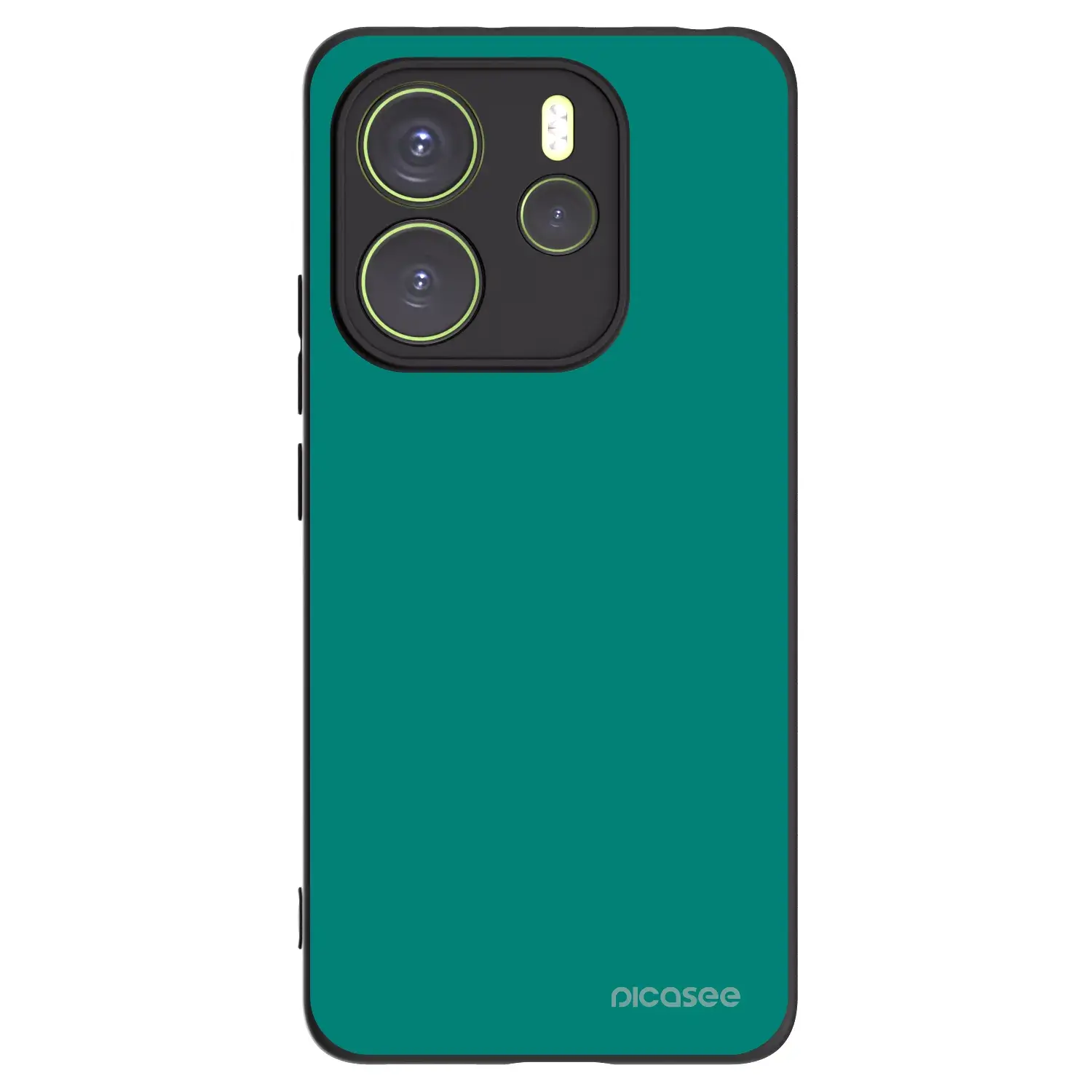 Silikonový černý obal pro Xiaomi Redmi Note 14 4G - Emerald Mist