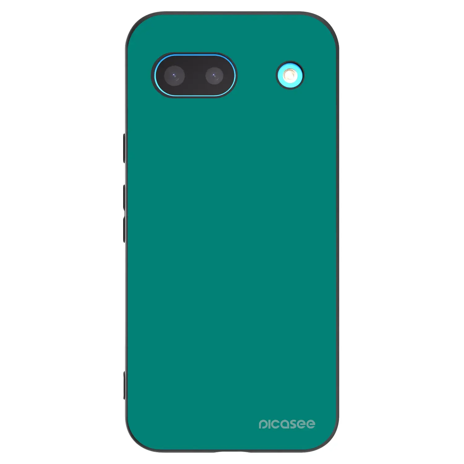 Silikonový černý obal pro Google Pixel 8a - Emerald Mist