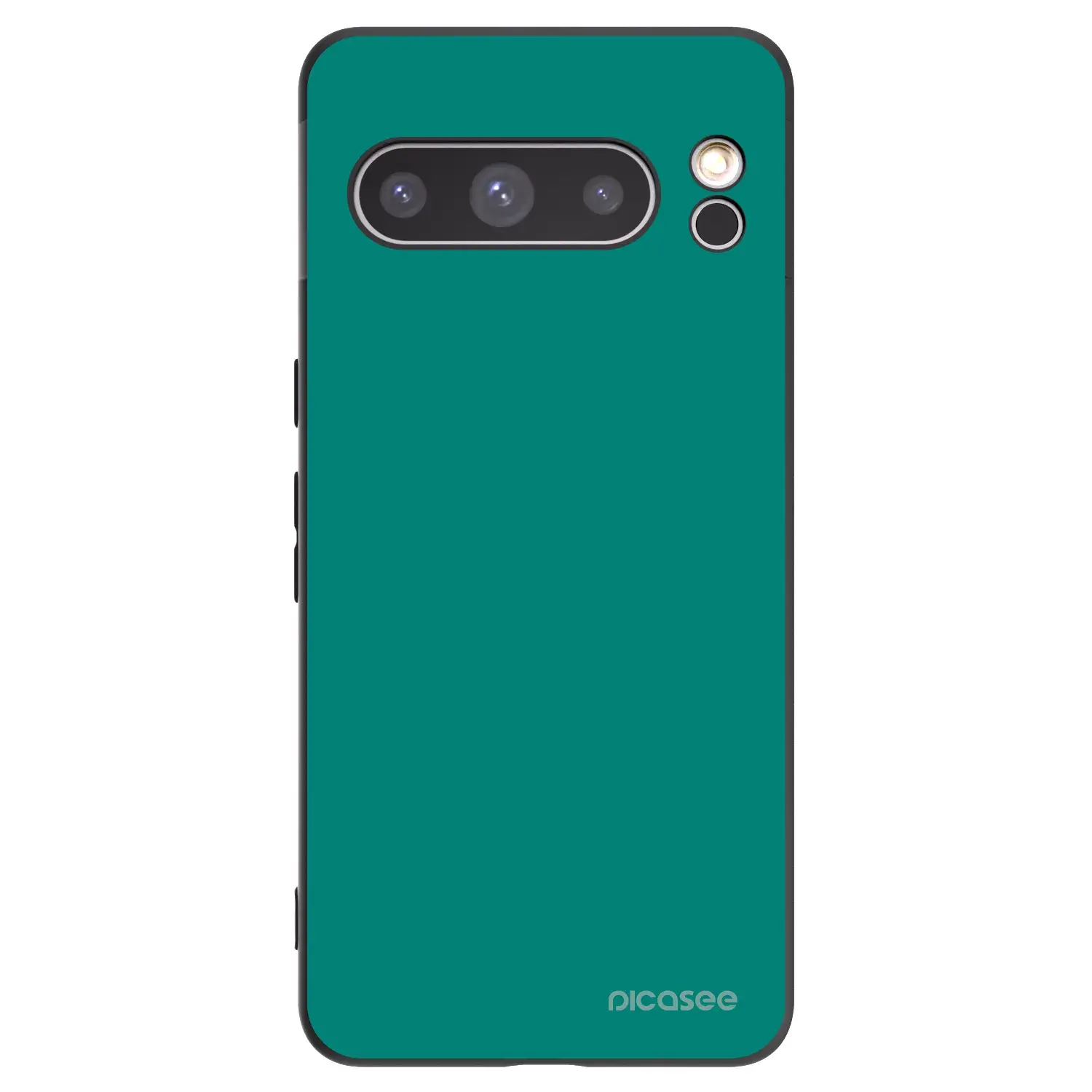 Silikonový černý obal pro Google Pixel 8 Pro - Emerald Mist