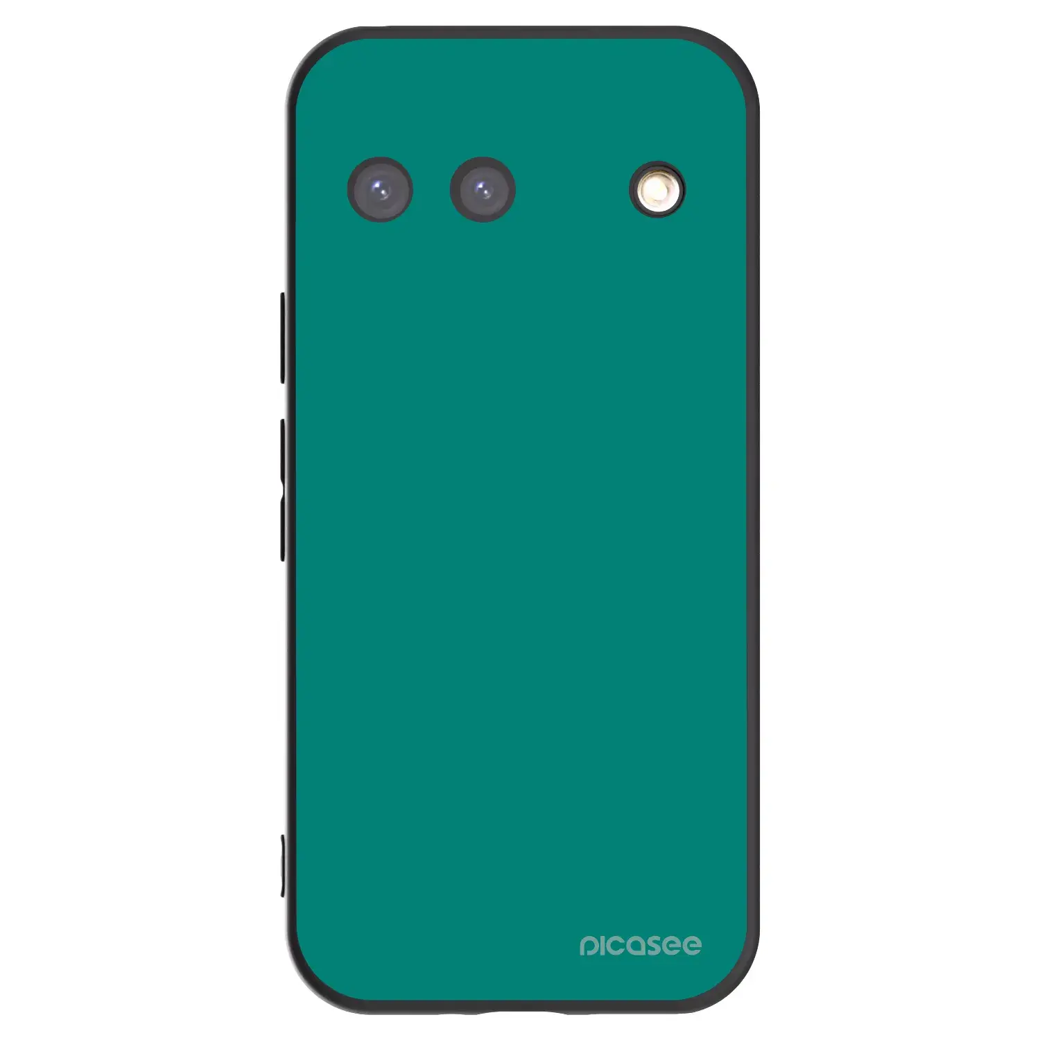 Silikonový černý obal pro Google Pixel 9 - Emerald Mist
