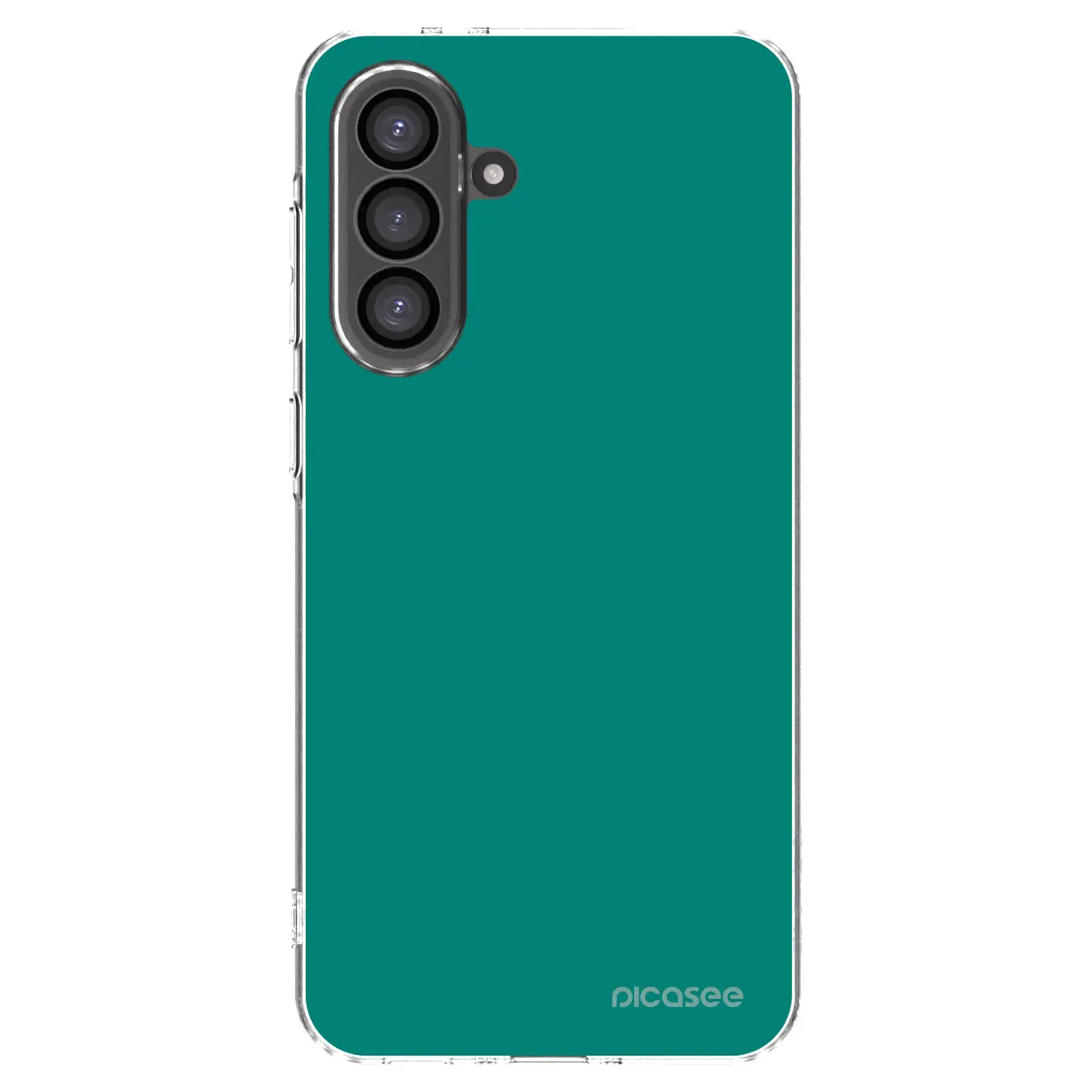 Silikonový průhledný obal pro Samsung Galaxy A36 5G - Emerald Mist