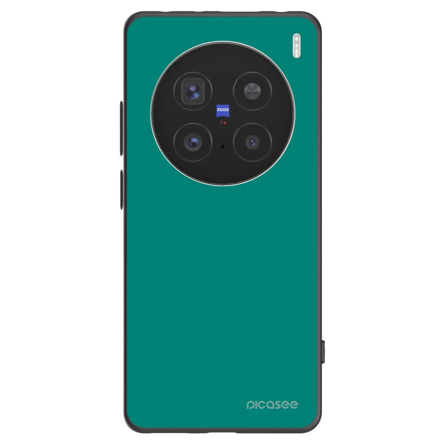 Silikonový černý obal pro Vivo X200 Pro - Emerald Mist