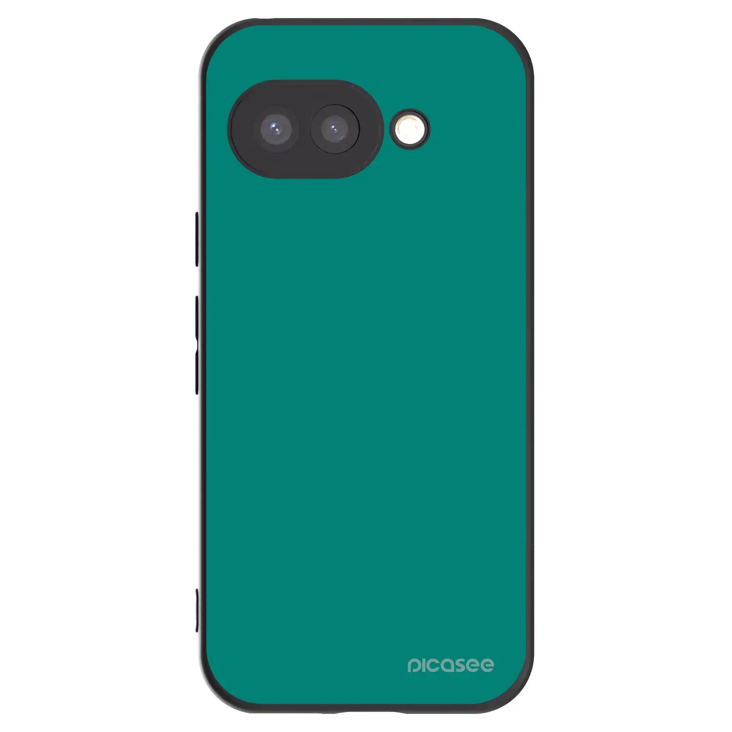 Silikonový černý obal pro Google Pixel 9a - Emerald Mist