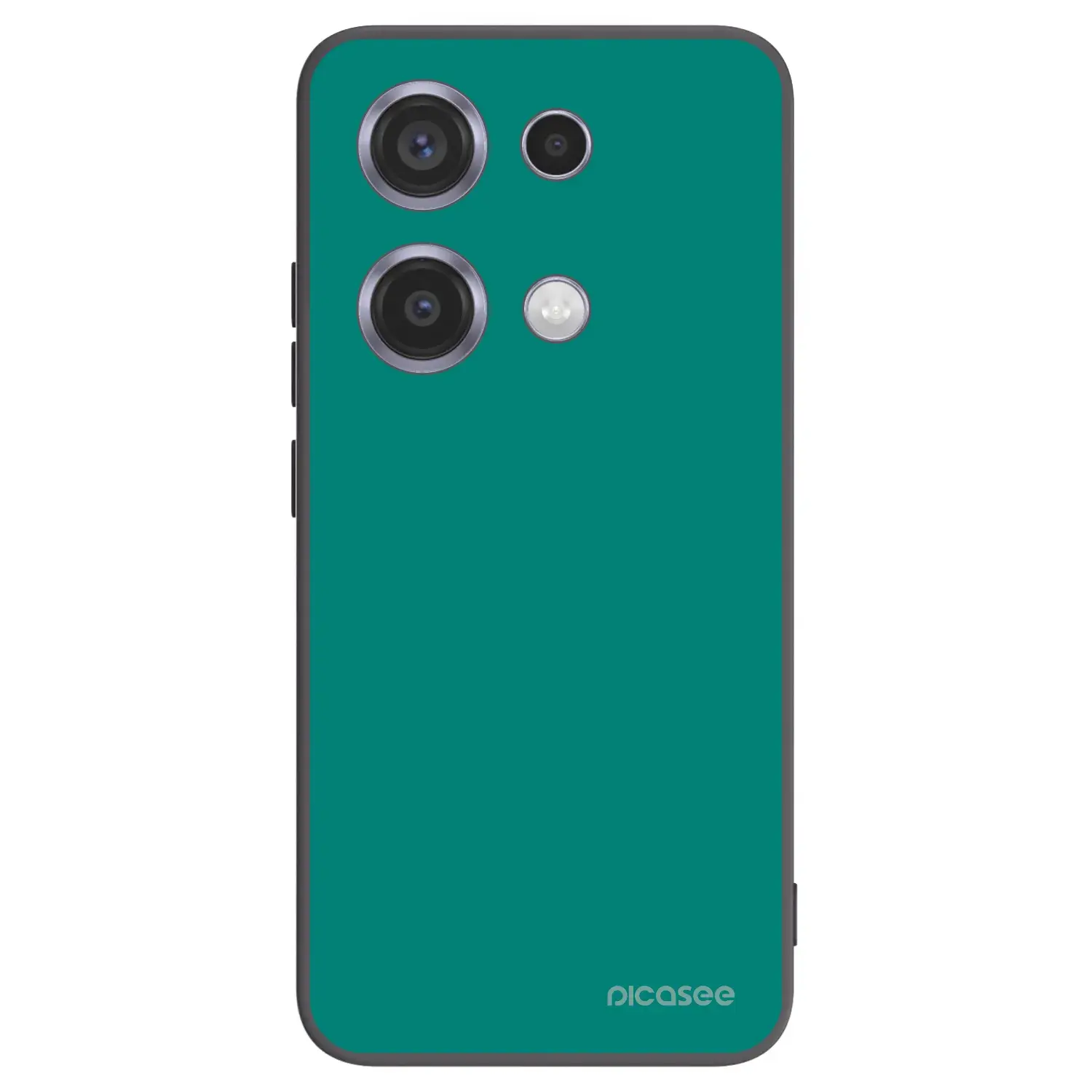 Silikonový černý obal pro Xiaomi Redmi Note 14S - Emerald Mist