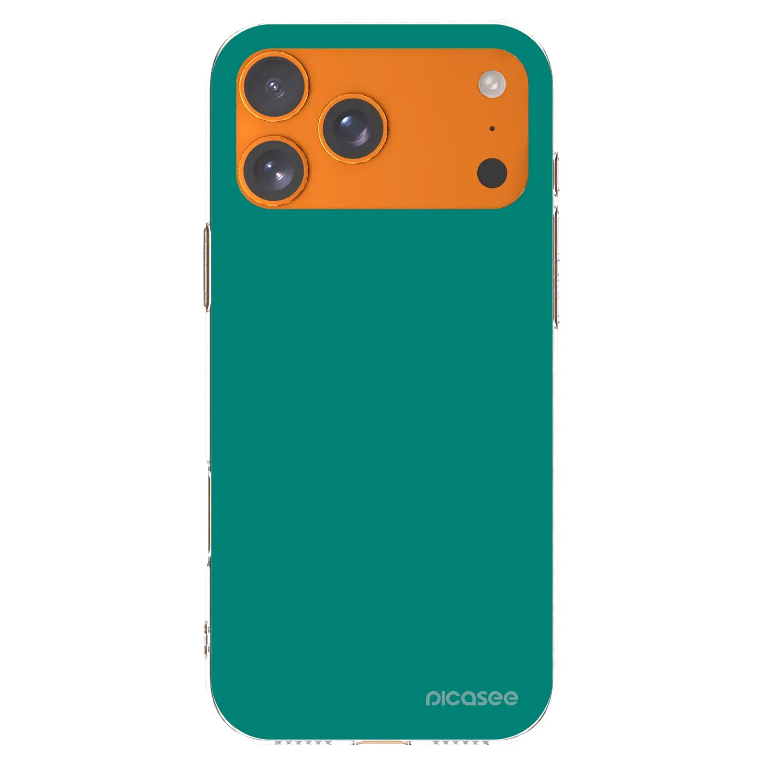 Silikonový průhledný obal pro Apple iPhone 17 Pro Max - Emerald Mist