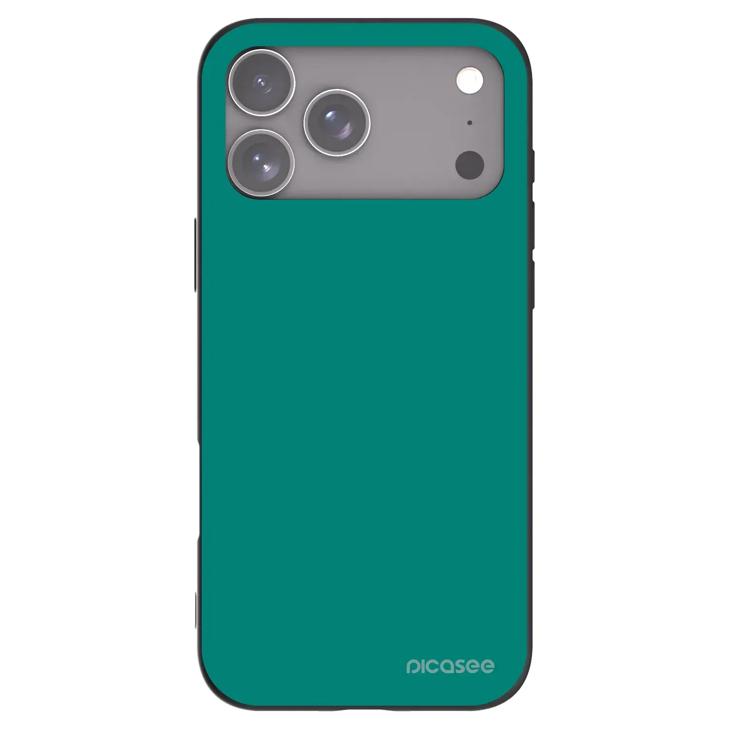 Silikonový černý obal pro Apple iPhone 17 Pro Max - Emerald Mist