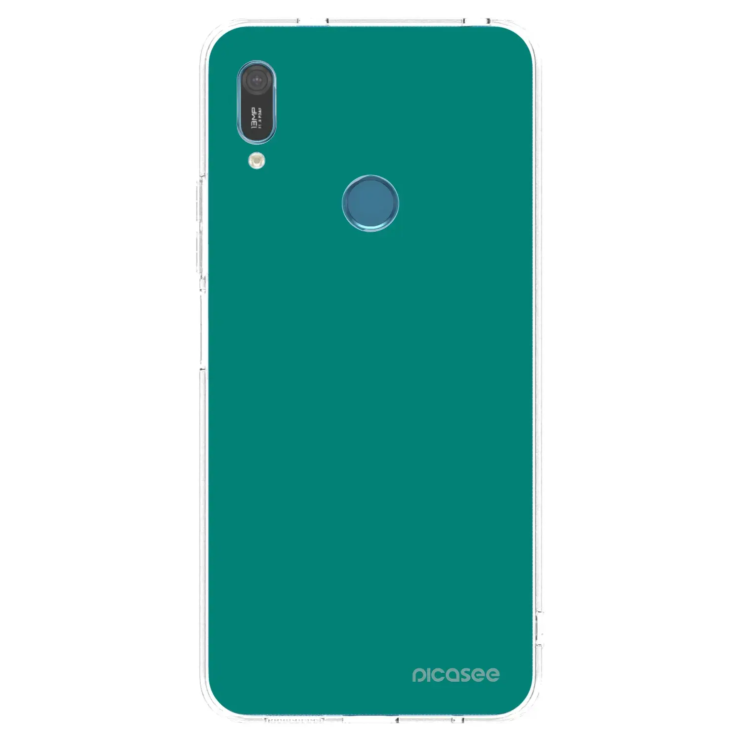 Silikonový průhledný obal pro Huawei Y6 2019 - Emerald Mist