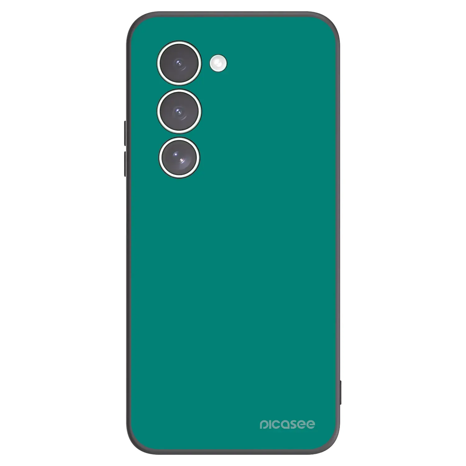 Silikonový černý obal pro Xiaomi Redmi 15 5G - Emerald Mist