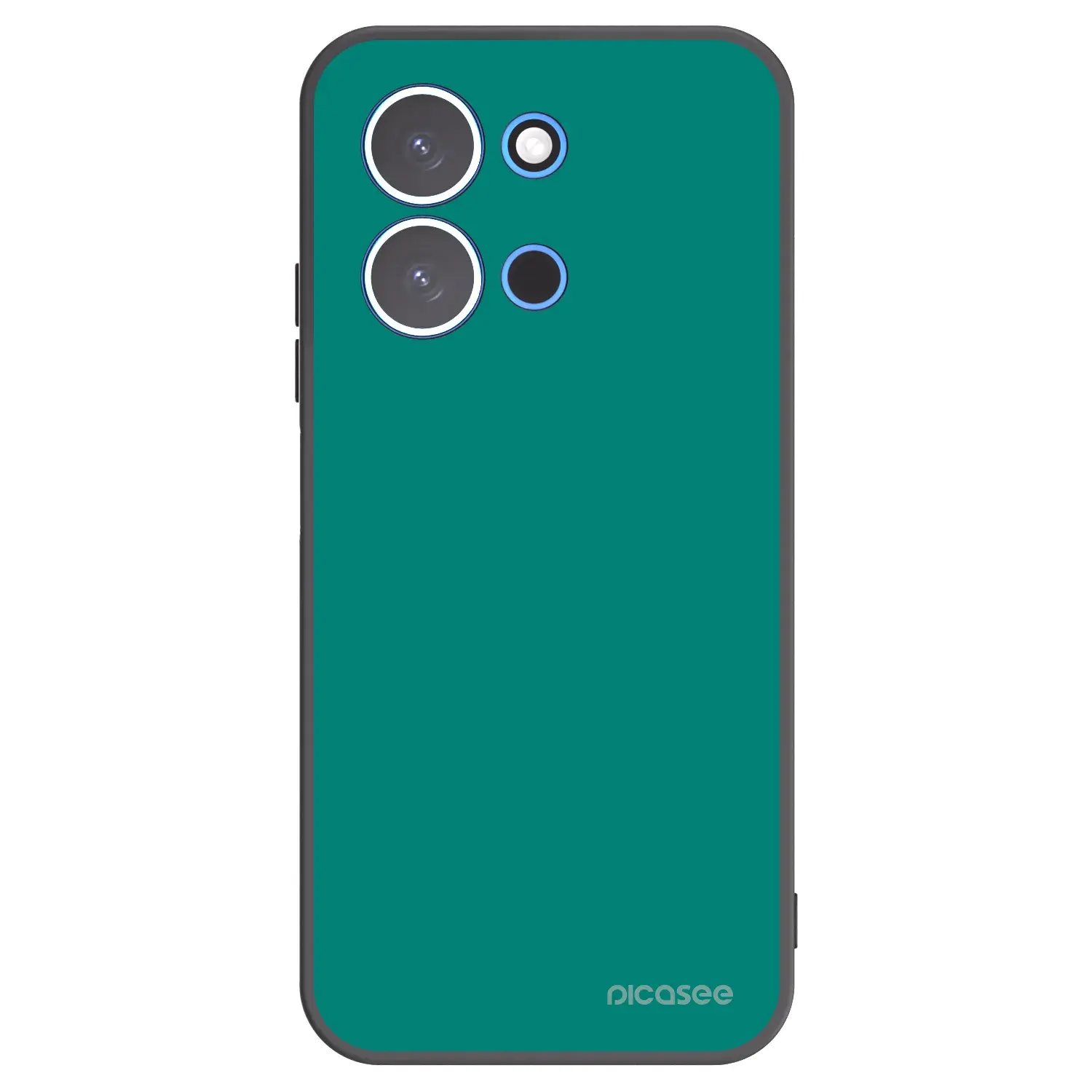 Silikonový černý obal pro Xiaomi Redmi 15C 4G - Emerald Mist