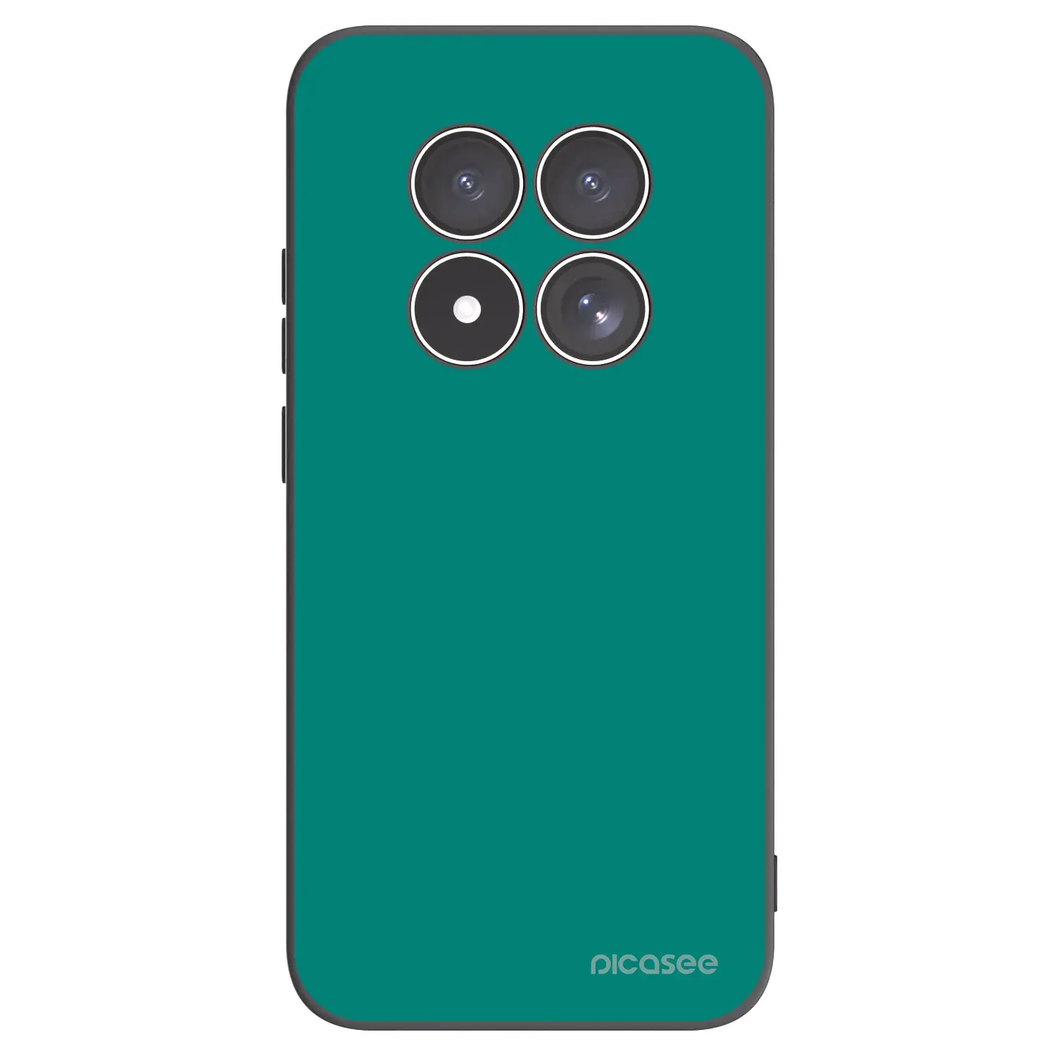 Silikonový černý obal pro Xiaomi Redmi Note 15 Pro 4G - Emerald Mist