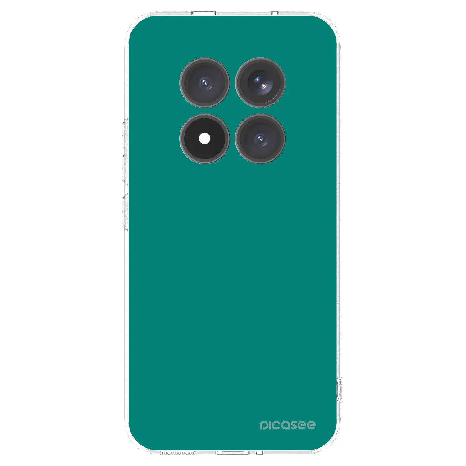Silikonový průhledný obal pro Xiaomi Redmi Note 15 Pro+ - Emerald Mist