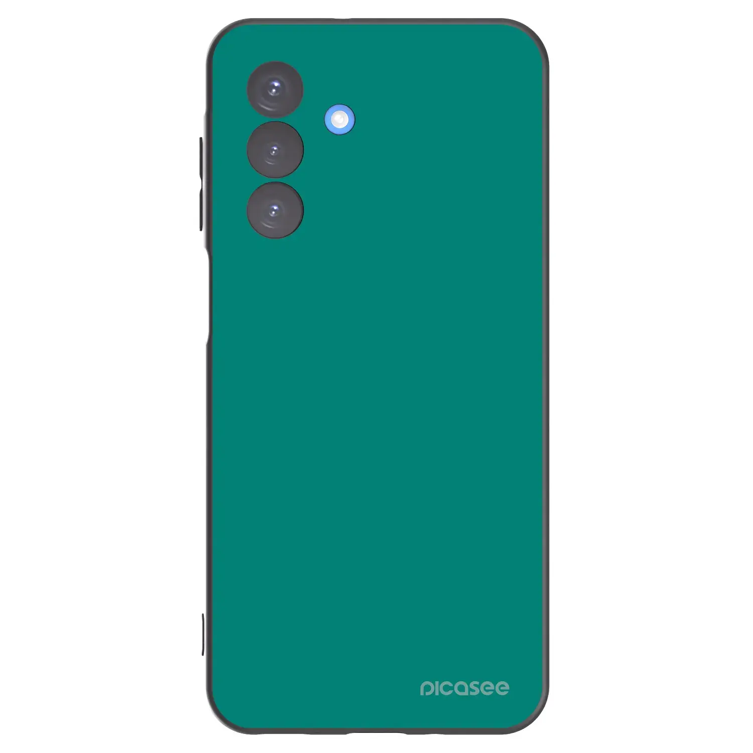 Silikonový černý obal pro Samsung Galaxy A17 5G - Emerald Mist
