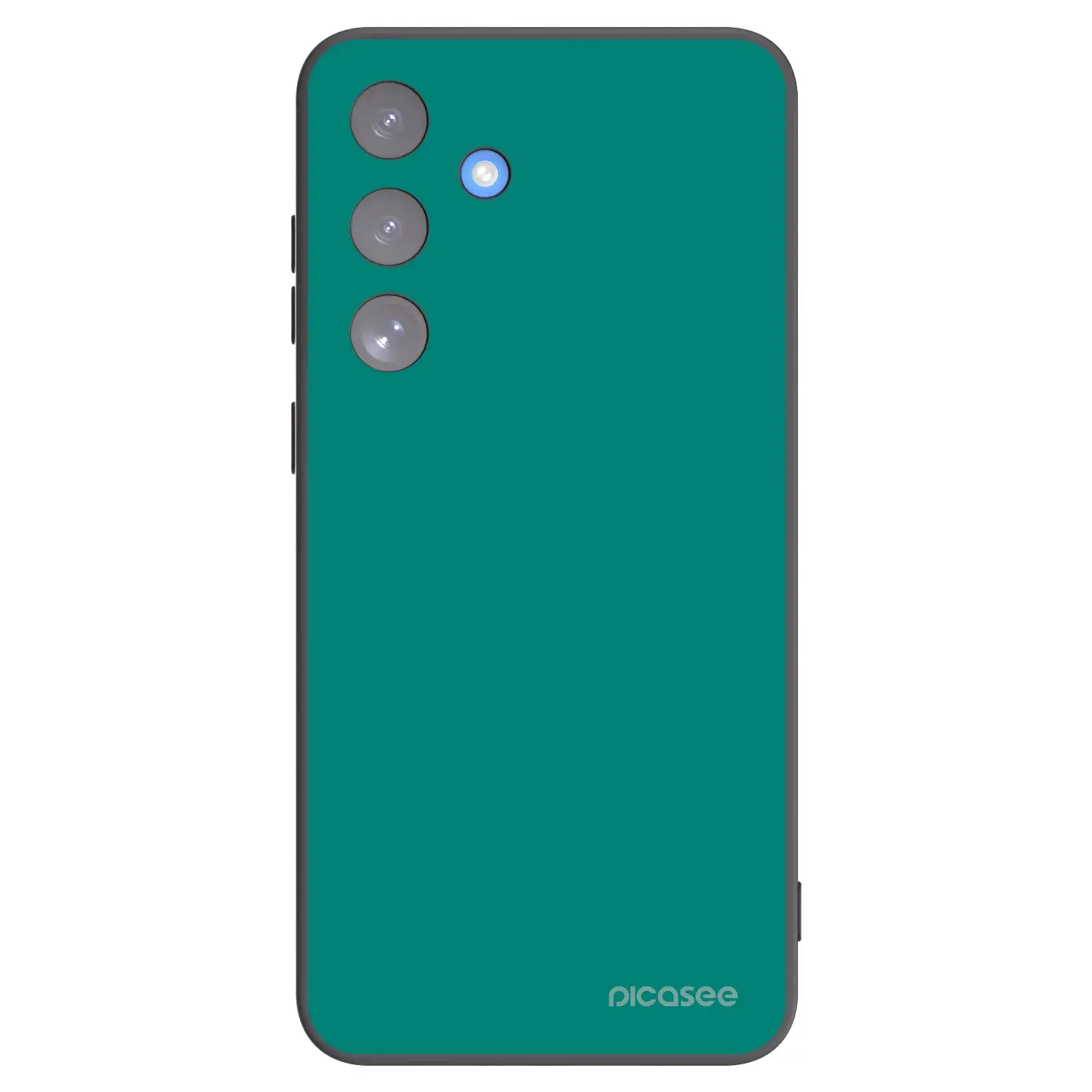 Silikonový černý obal pro Samsung Galaxy S25 FE 5G - Emerald Mist