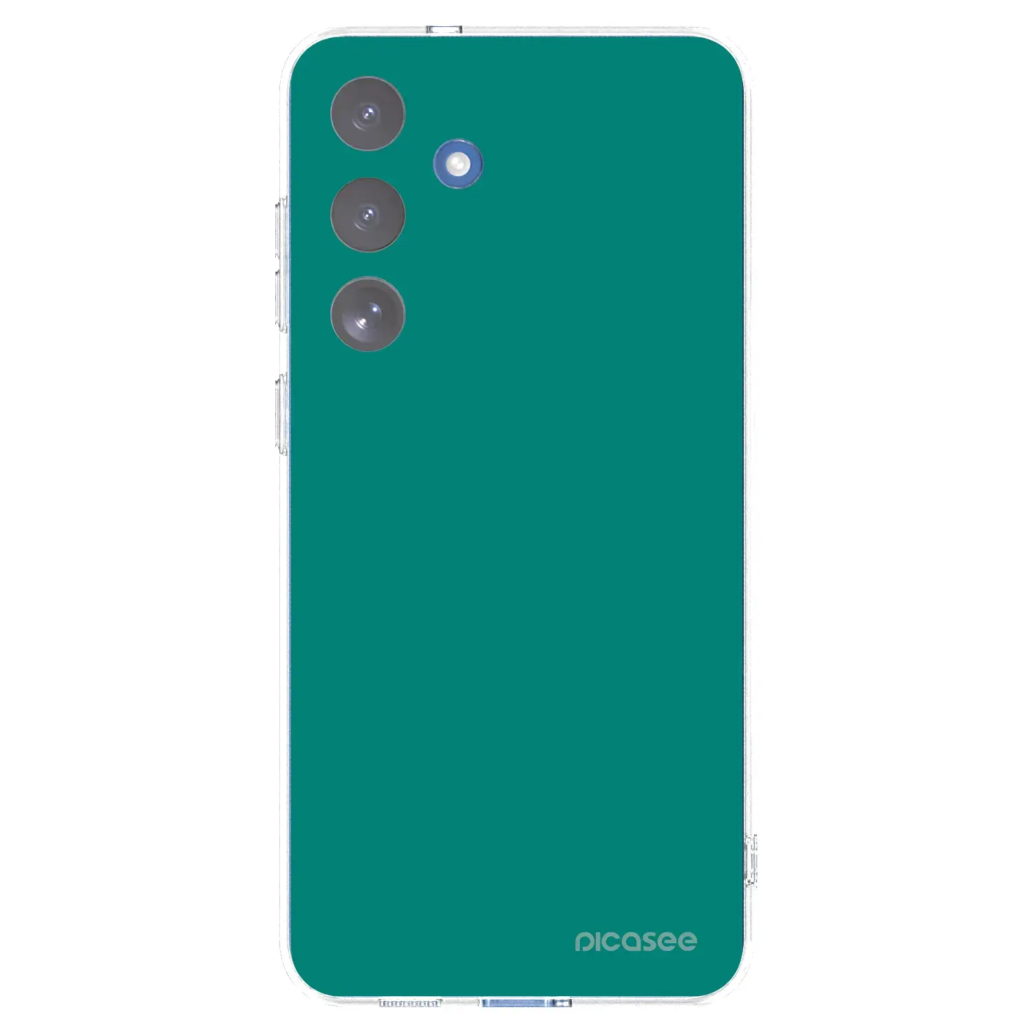 Silikonový průhledný obal pro Samsung Galaxy S25 FE 5G - Emerald Mist