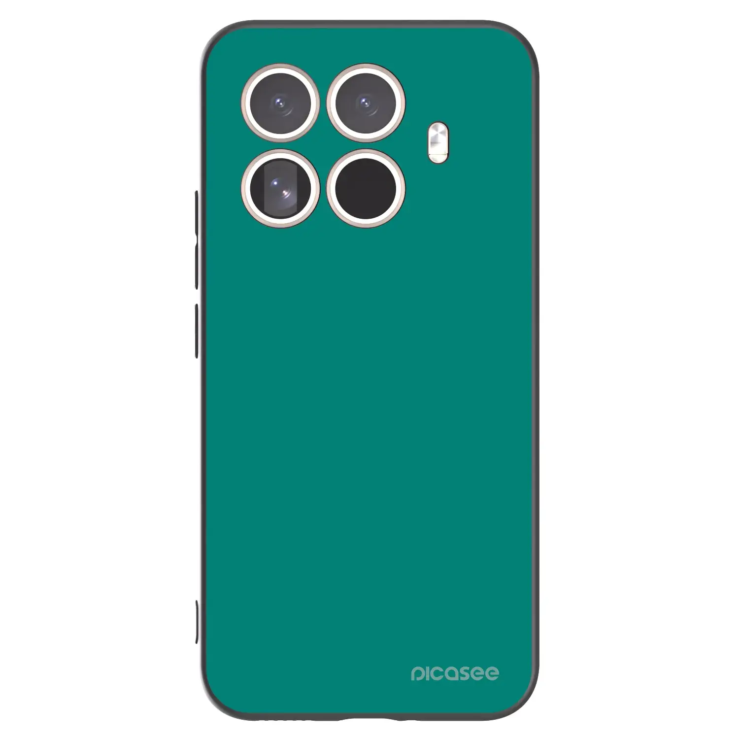 Silikonový černý obal pro Xiaomi 15T Pro - Emerald Mist