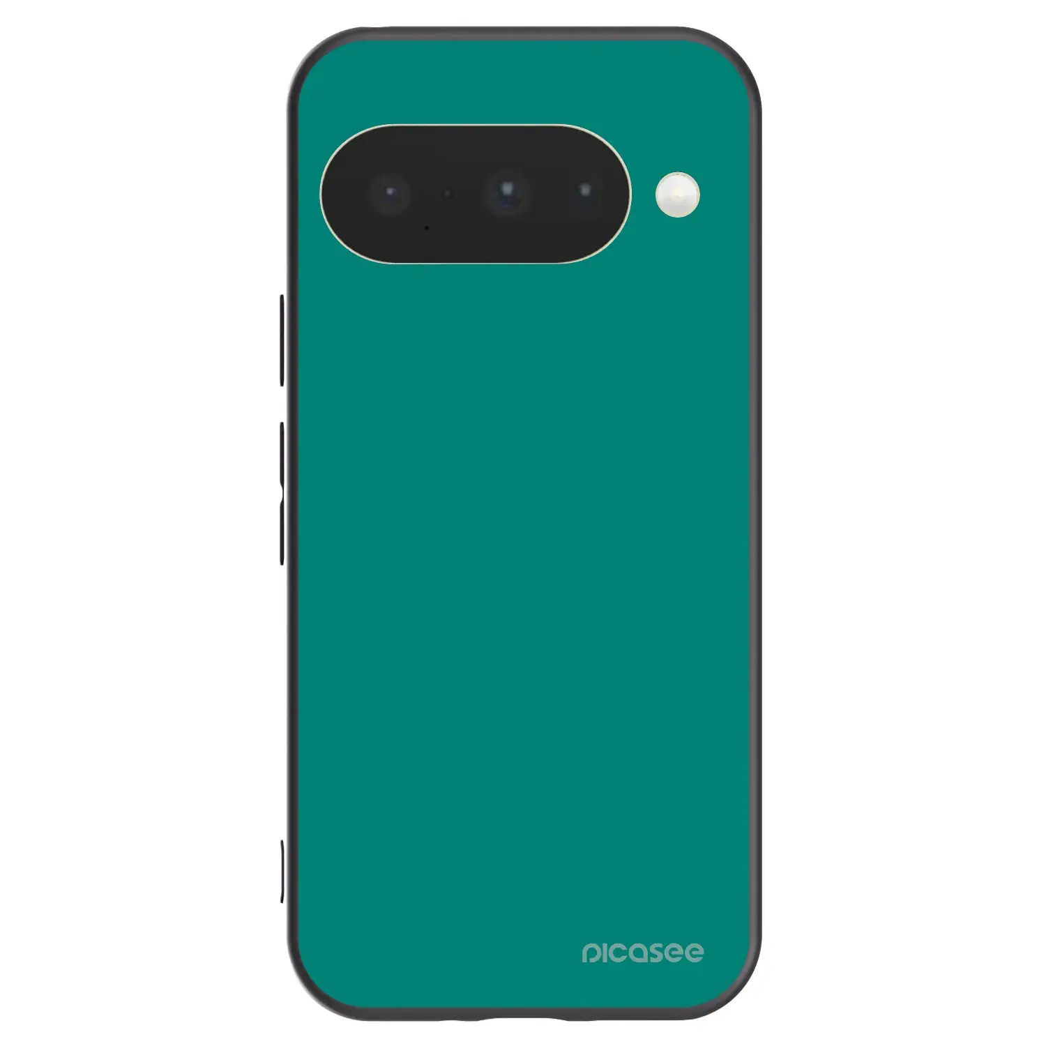 Silikonový černý obal pro Google Pixel 10 - Emerald Mist