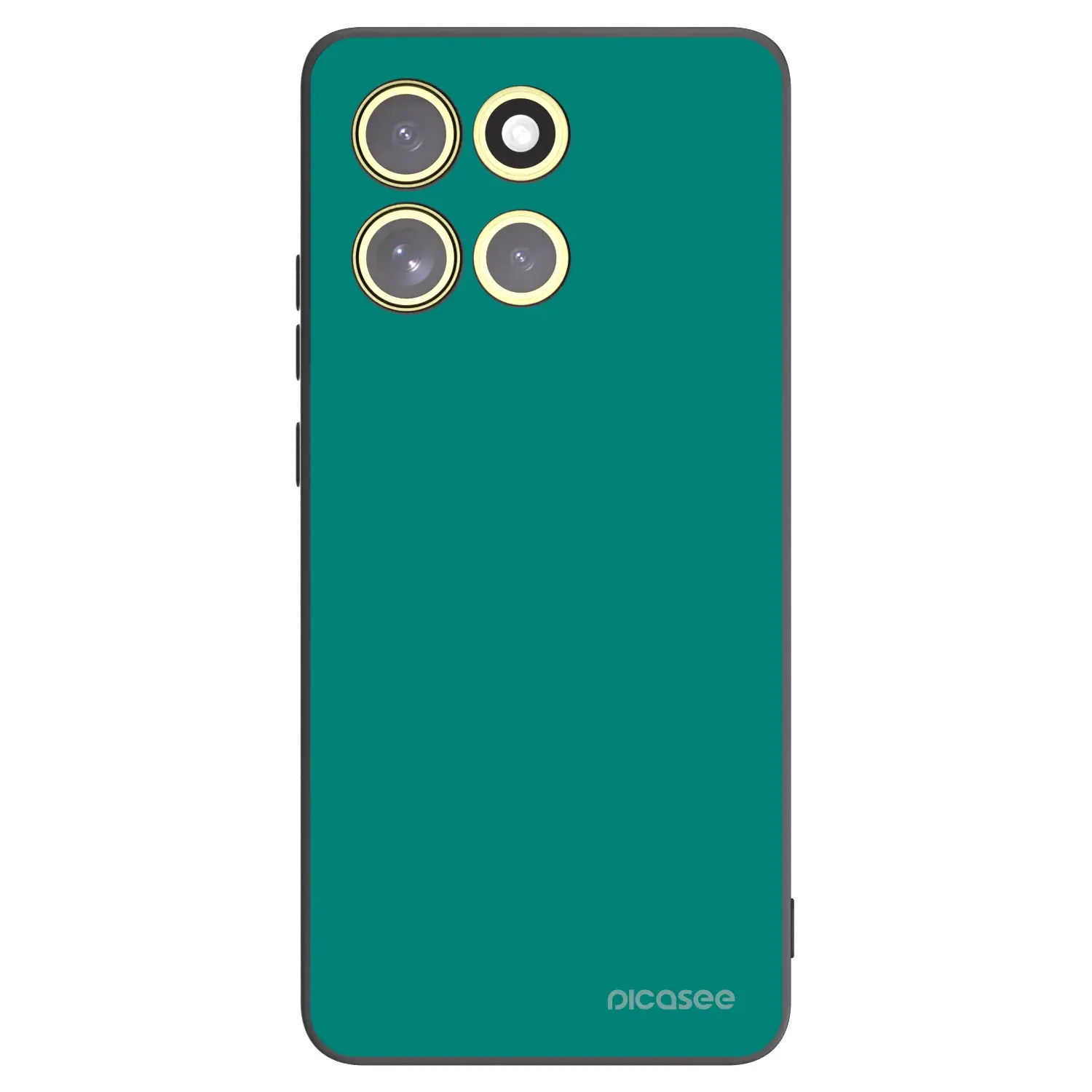 Silikonový černý obal pro Motorola Moto G86 Power 5G - Emerald Mist